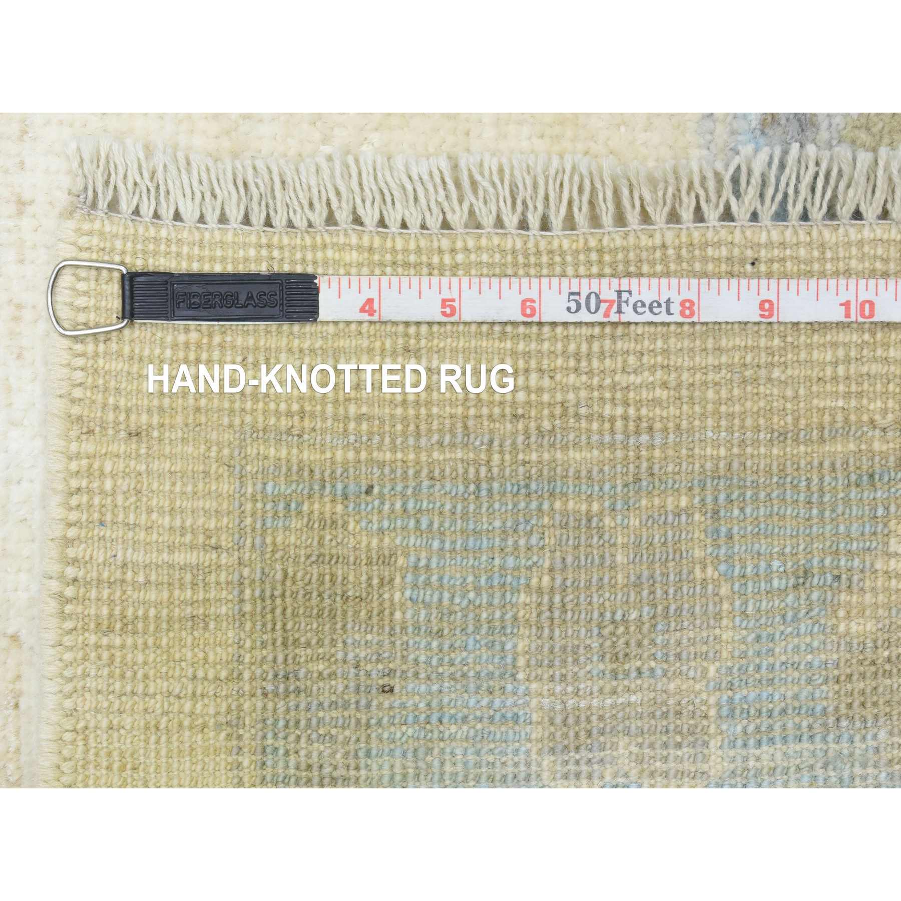 Oushak-And-Peshawar-Hand-Knotted-Rug-364635