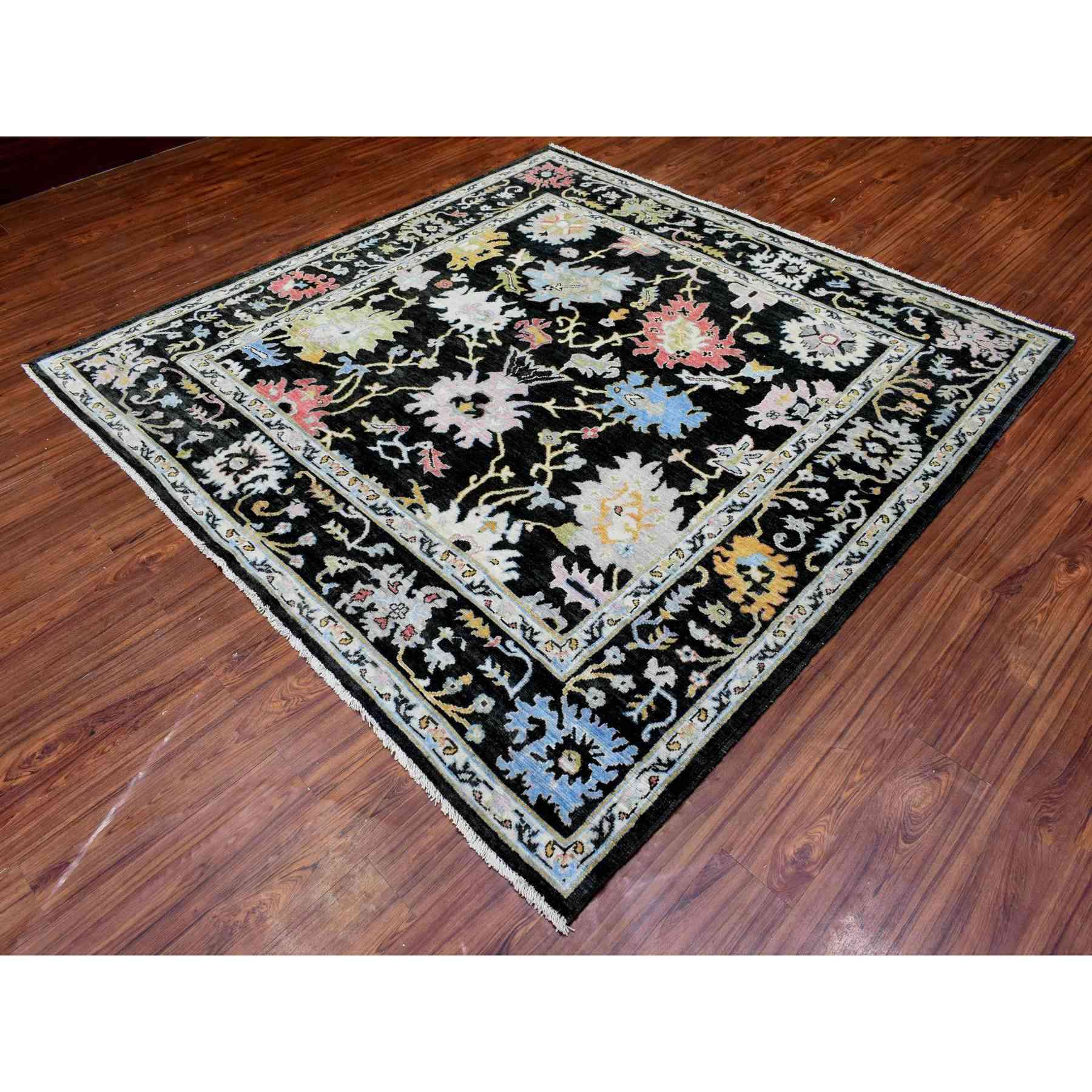 Oushak-And-Peshawar-Hand-Knotted-Rug-364760