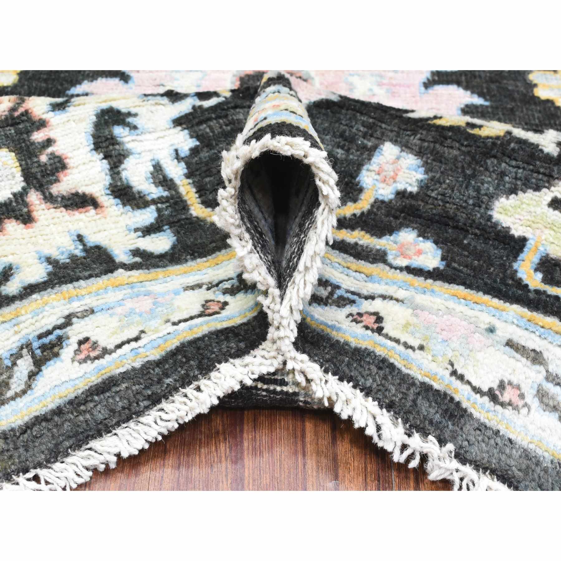 Oushak-And-Peshawar-Hand-Knotted-Rug-364760