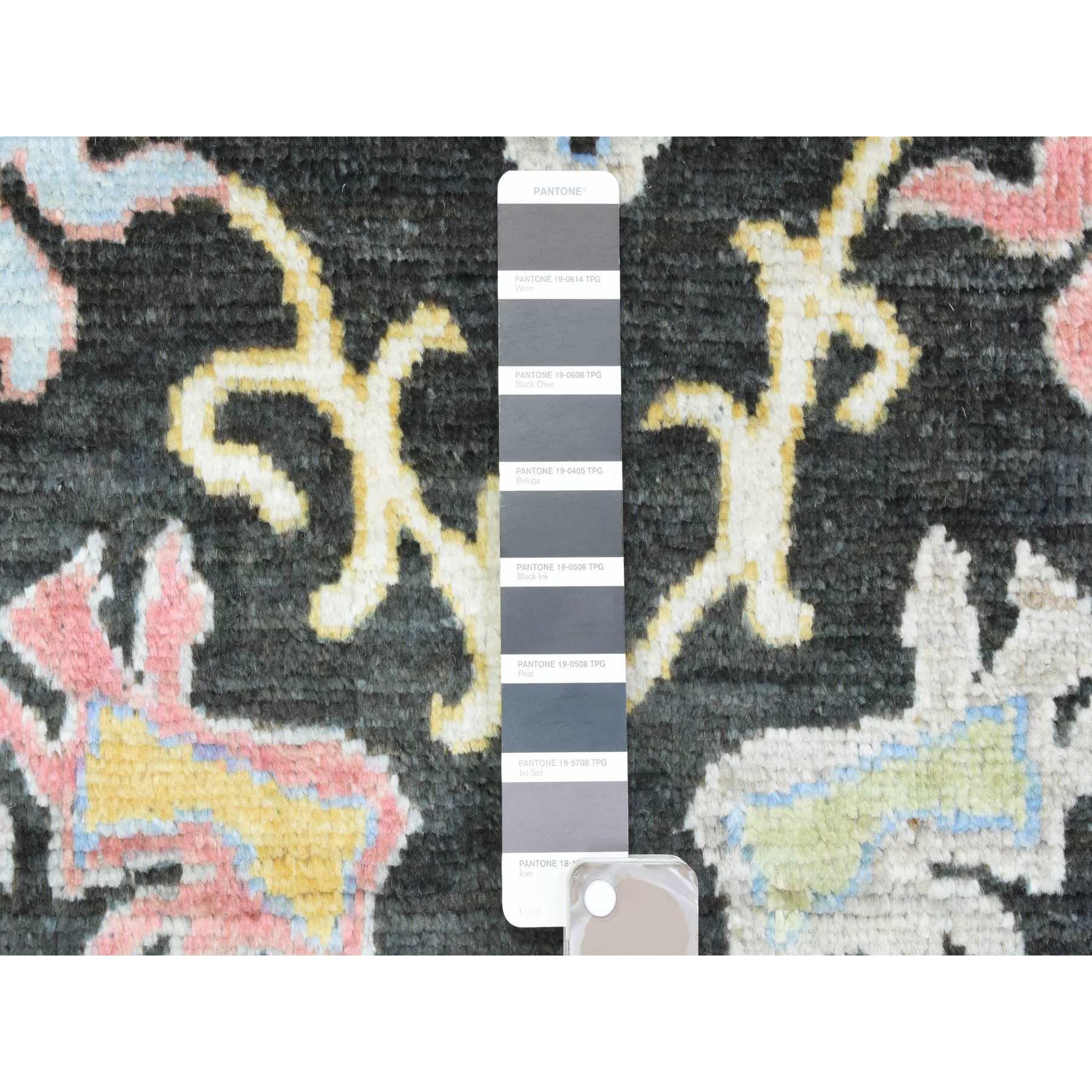 Oushak-And-Peshawar-Hand-Knotted-Rug-364760