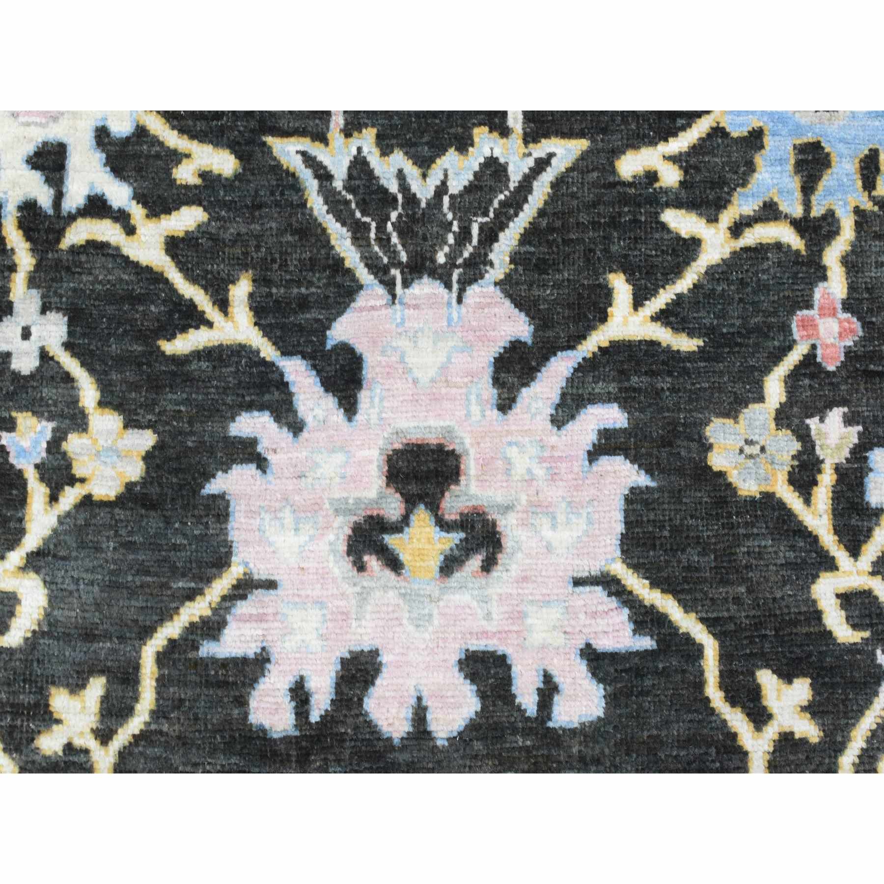 Oushak-And-Peshawar-Hand-Knotted-Rug-364760