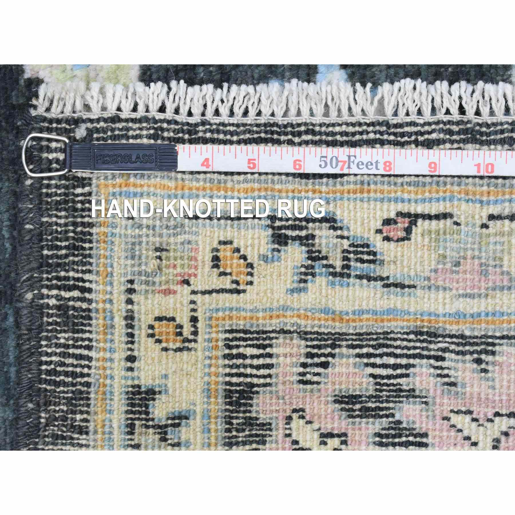 Oushak-And-Peshawar-Hand-Knotted-Rug-364760