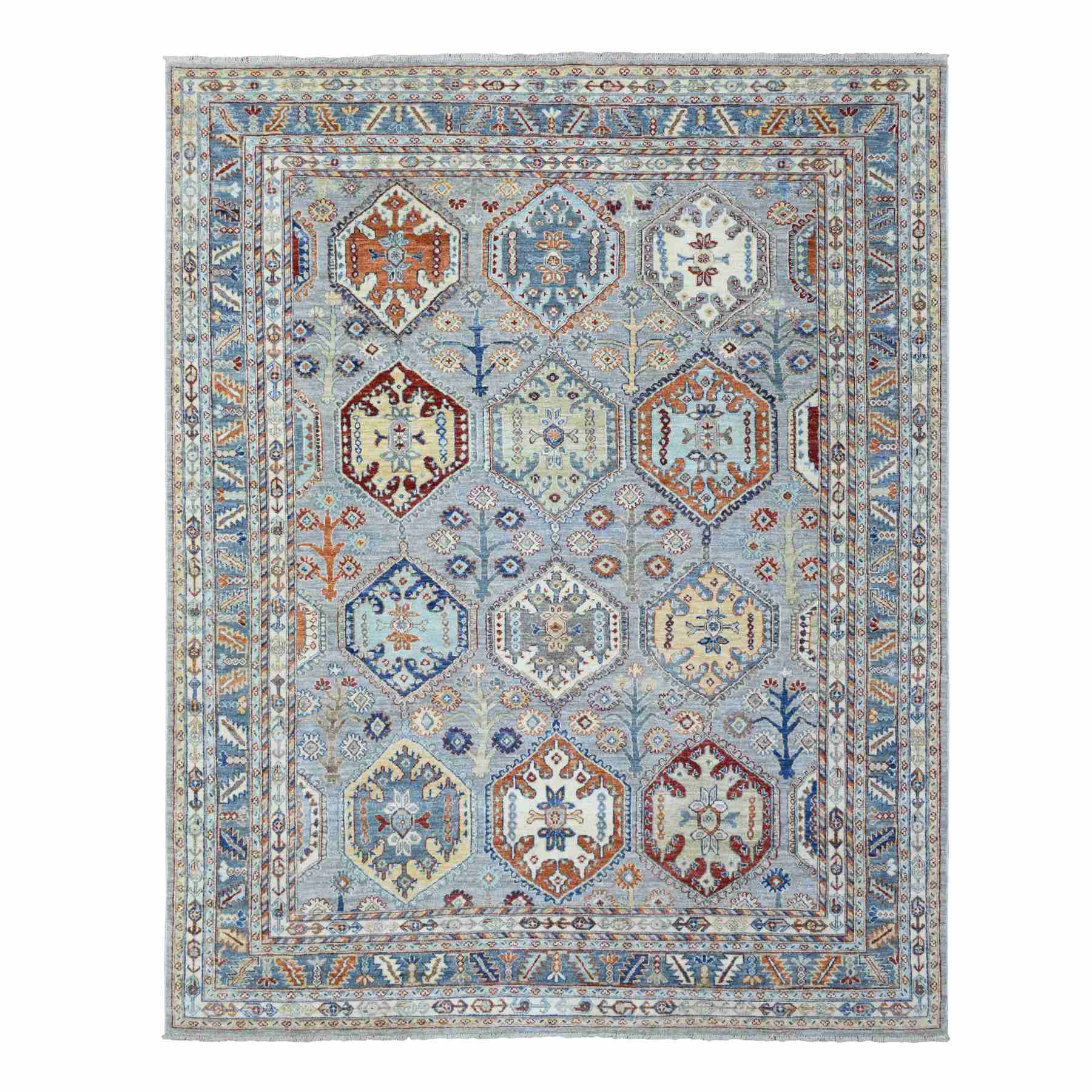 Tribal-Geometric-Hand-Knotted-Rug-362885