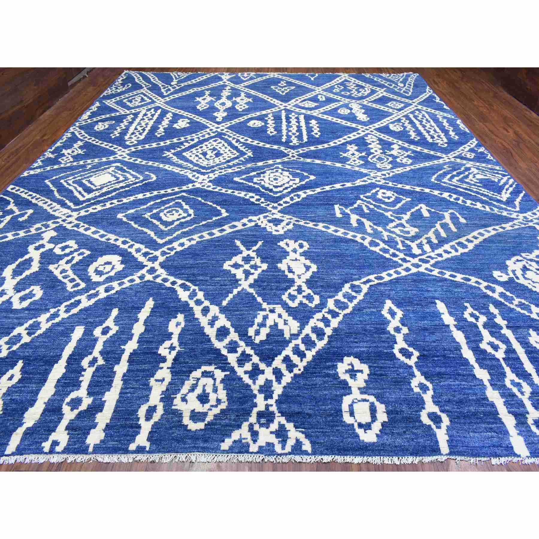 Tribal-Geometric-Hand-Knotted-Rug-363065