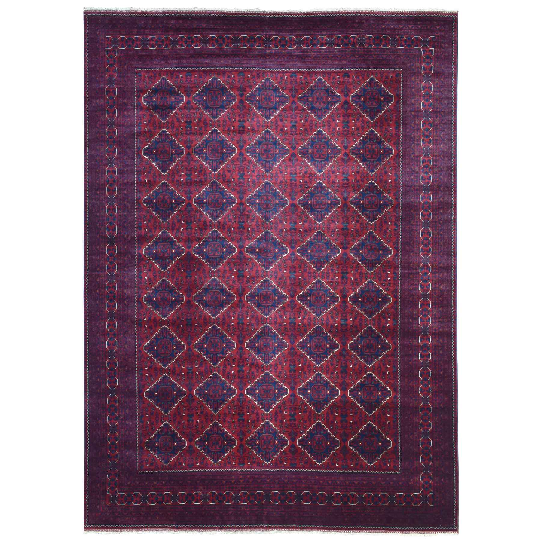 Tribal-Geometric-Hand-Knotted-Rug-363305
