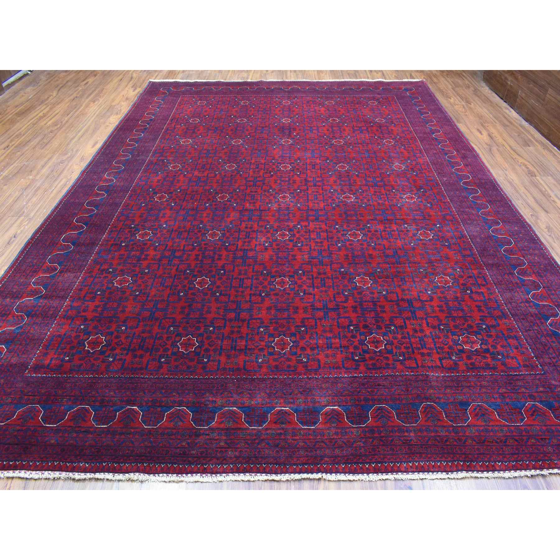 Tribal-Geometric-Hand-Knotted-Rug-363340