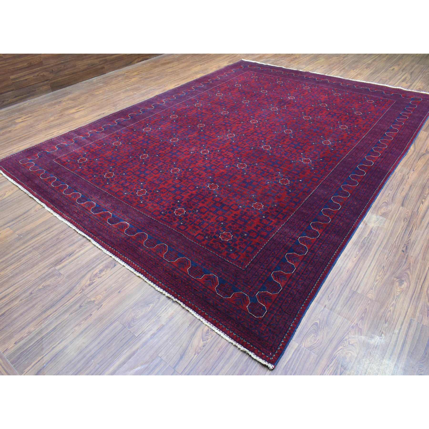 Tribal-Geometric-Hand-Knotted-Rug-363340