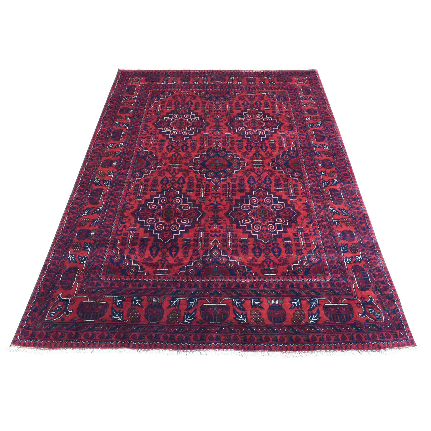 Tribal-Geometric-Hand-Knotted-Rug-363885