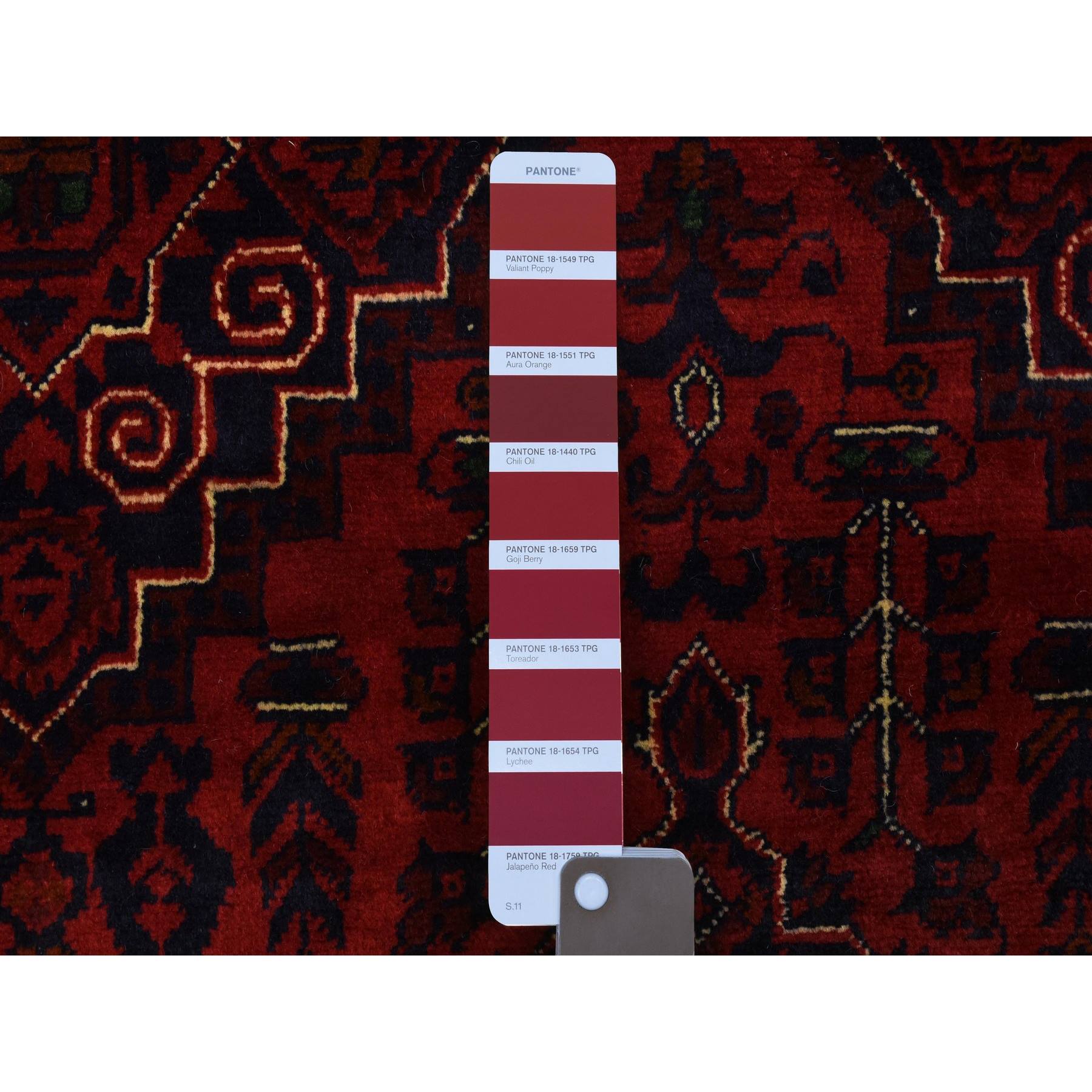Tribal-Geometric-Hand-Knotted-Rug-363885