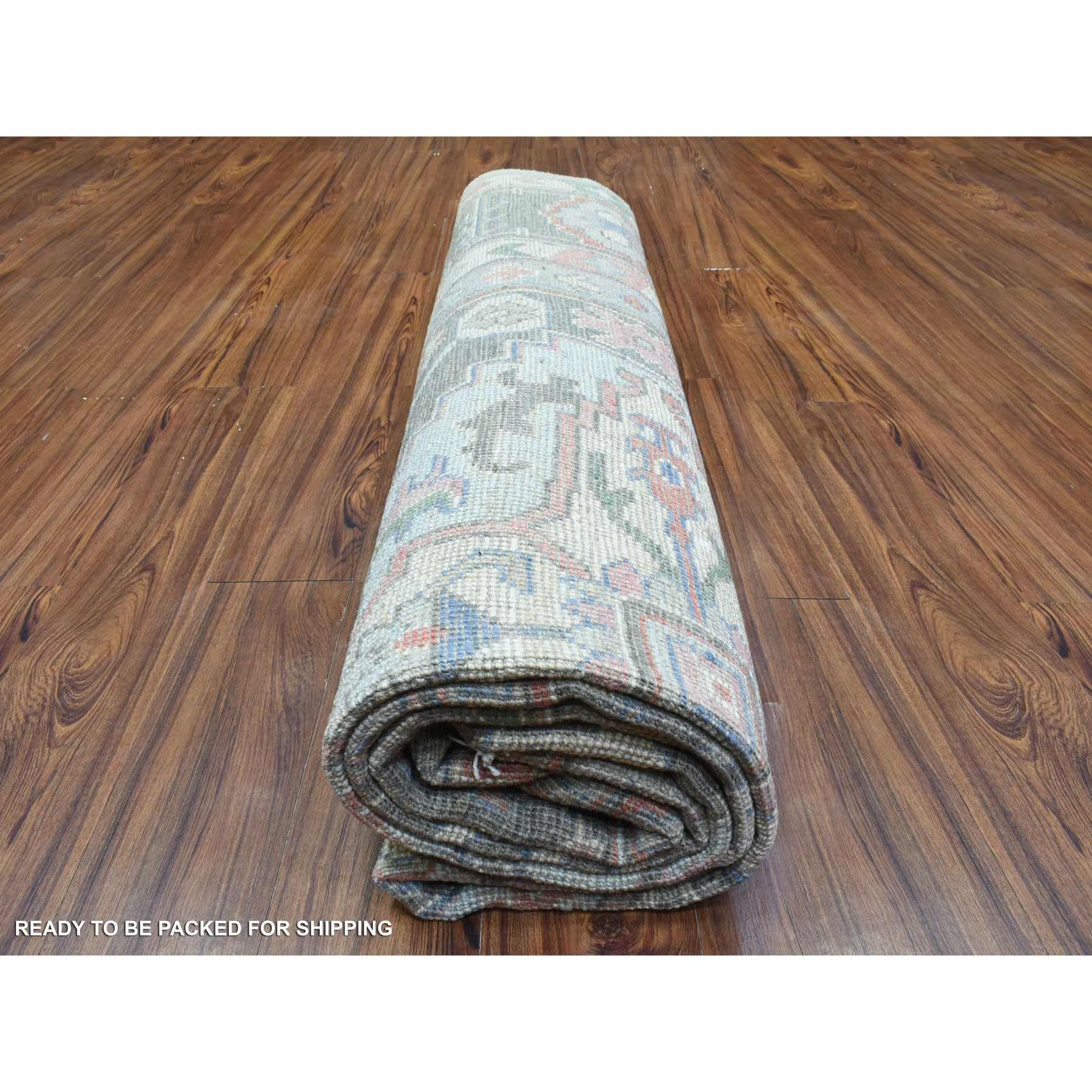 Tribal-Geometric-Hand-Knotted-Rug-364100