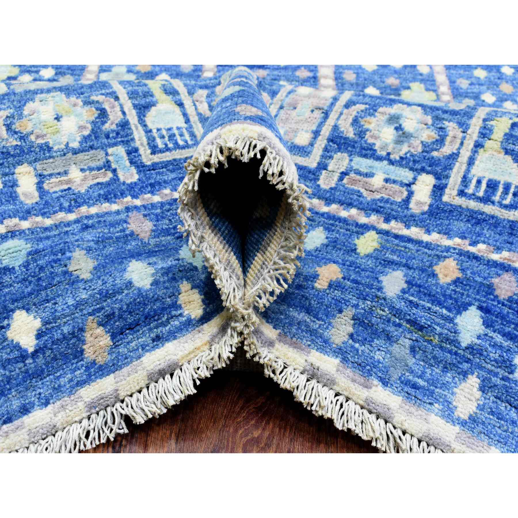 Tribal-Geometric-Hand-Knotted-Rug-364105