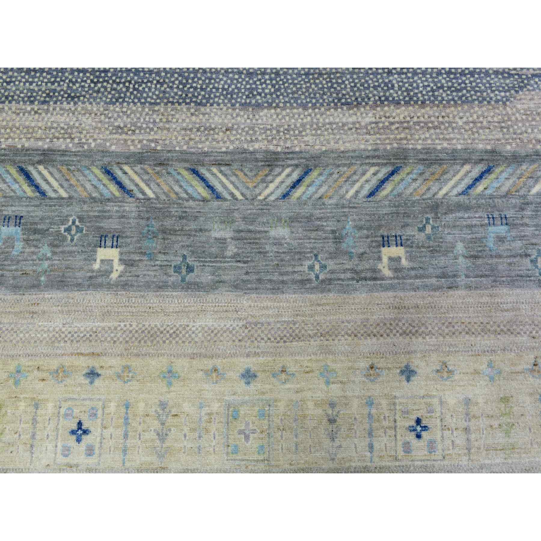 Tribal-Geometric-Hand-Knotted-Rug-364105