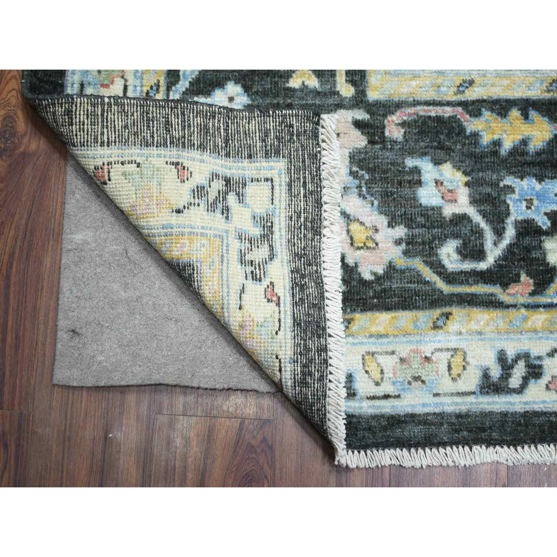 Oushak-And-Peshawar-Hand-Knotted-Rug-365110