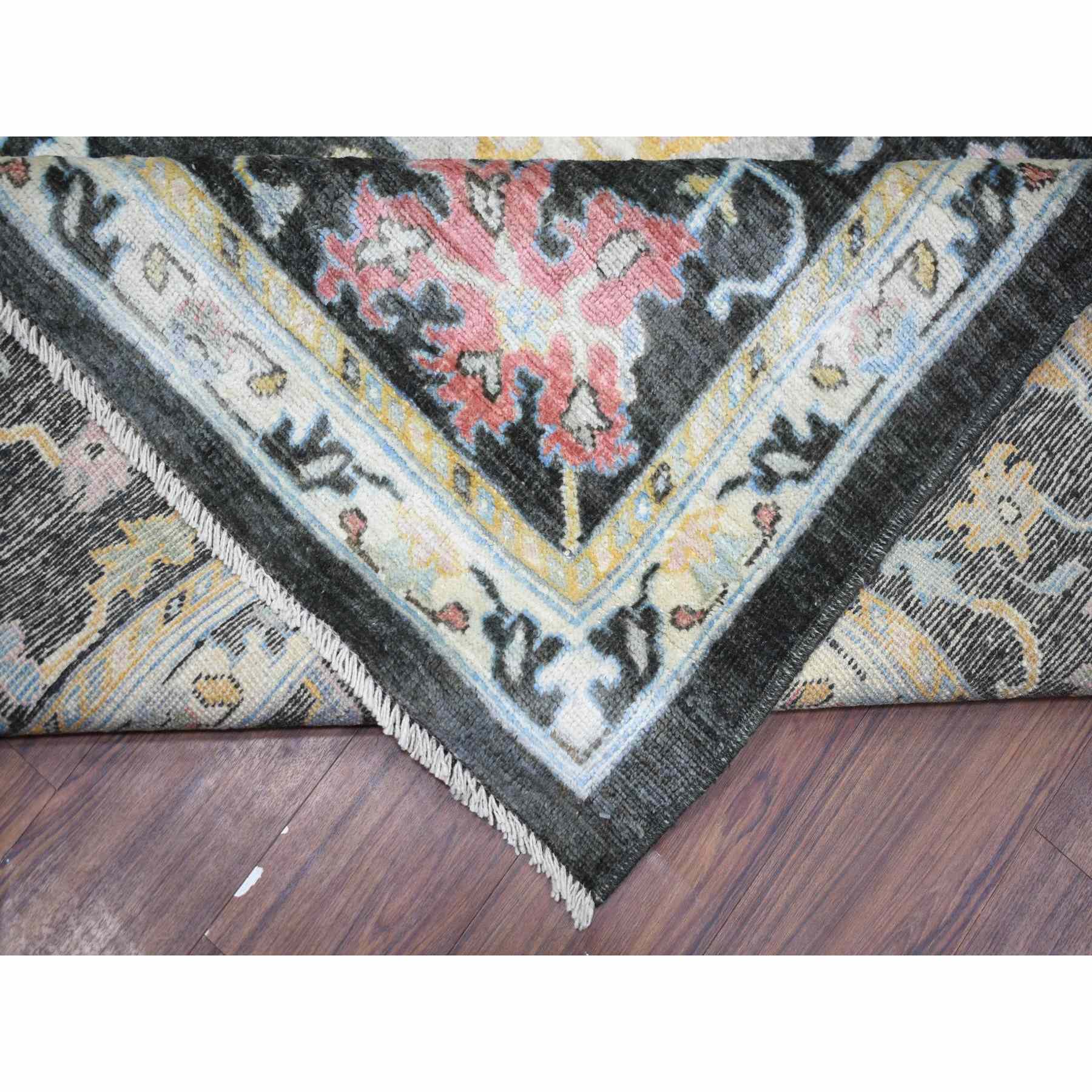 Oushak-And-Peshawar-Hand-Knotted-Rug-365110