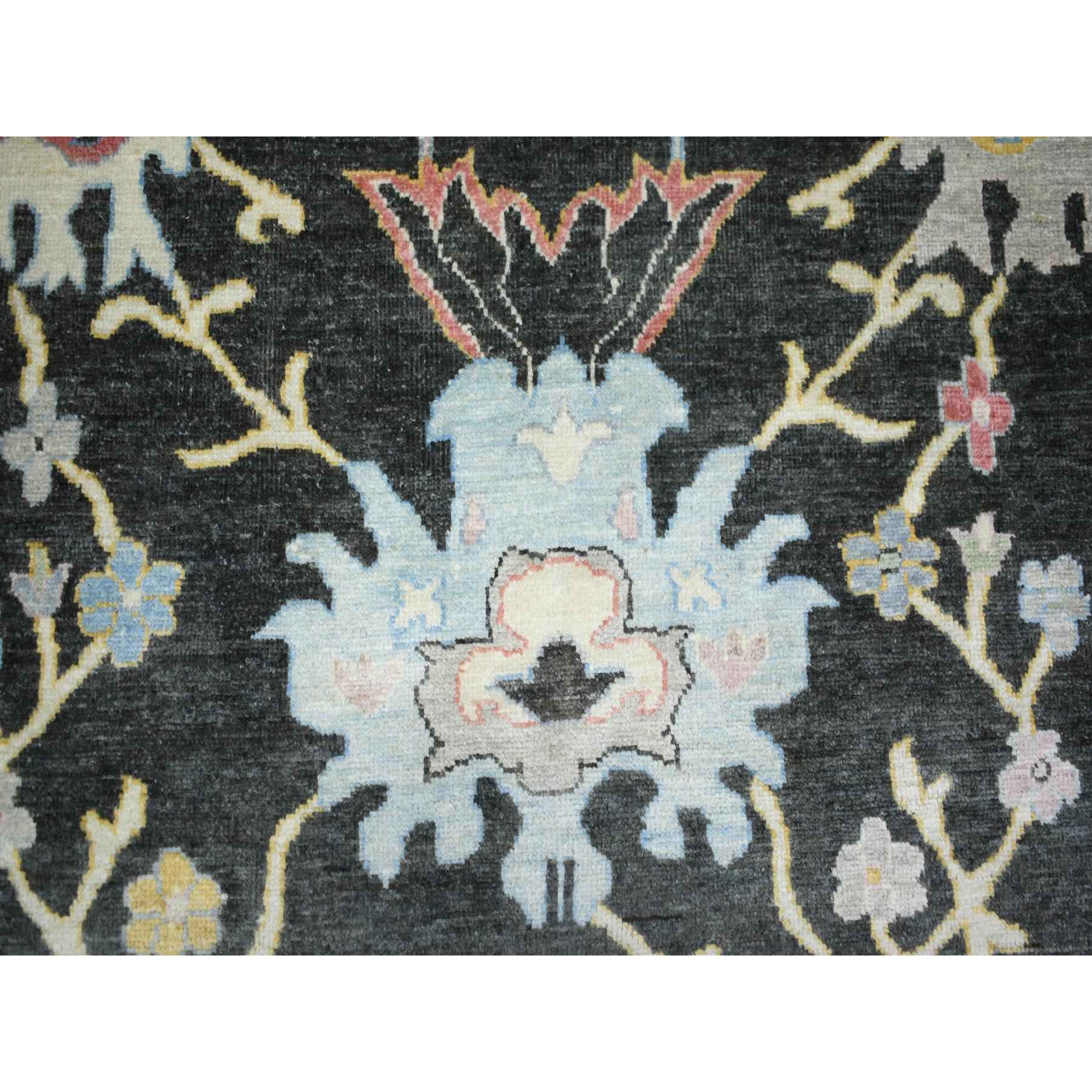 Oushak-And-Peshawar-Hand-Knotted-Rug-365110