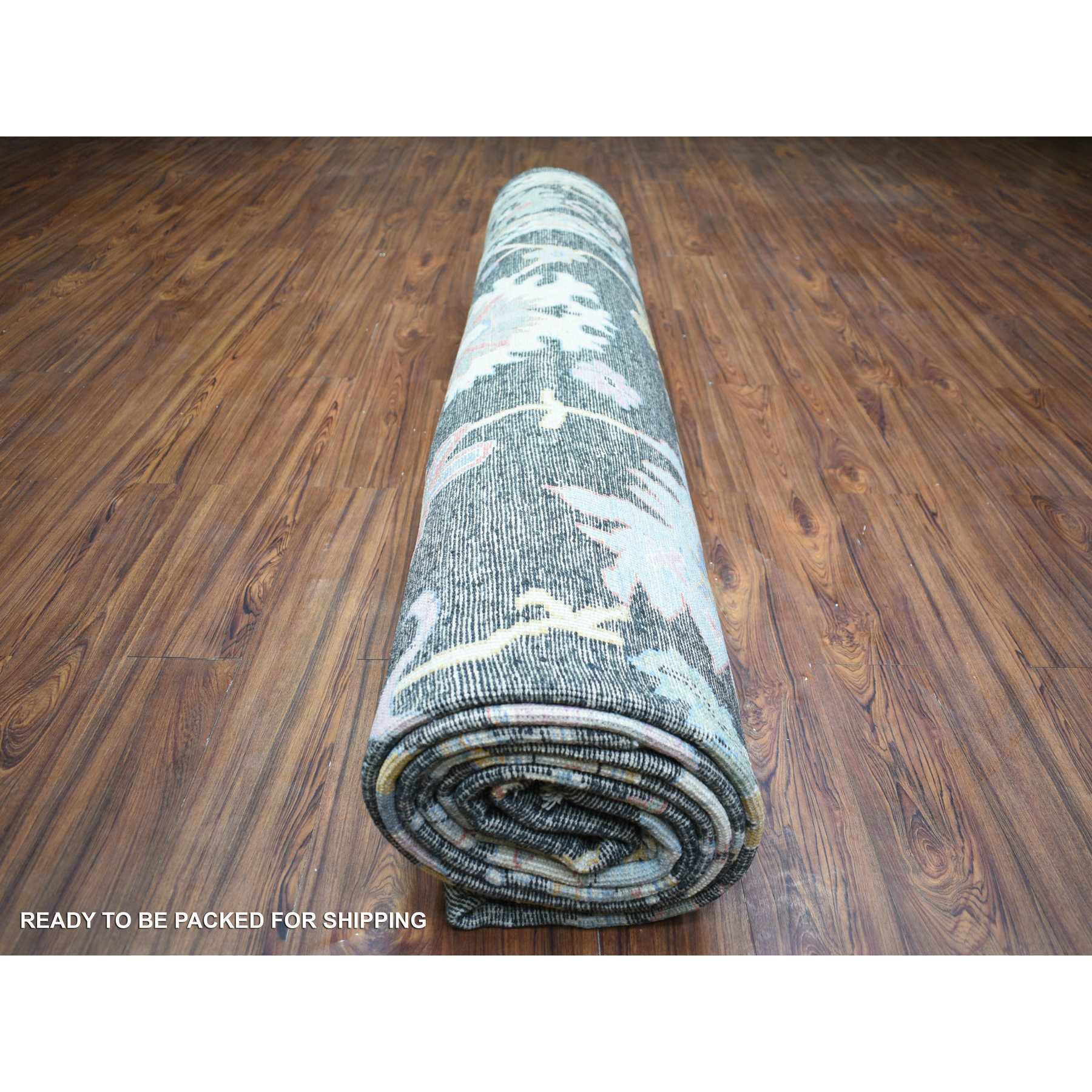Oushak-And-Peshawar-Hand-Knotted-Rug-365110