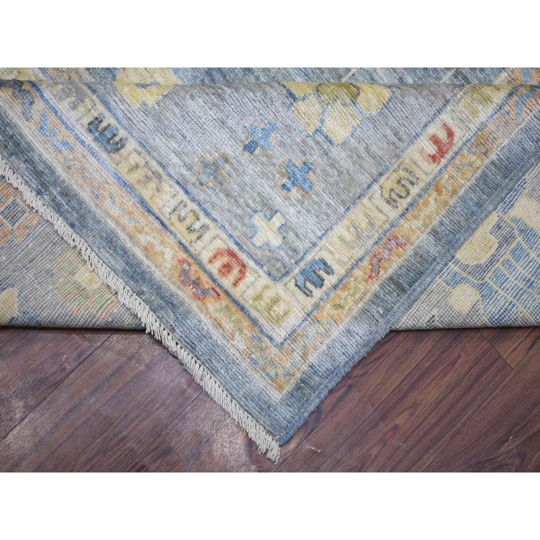 Oushak-And-Peshawar-Hand-Knotted-Rug-365120