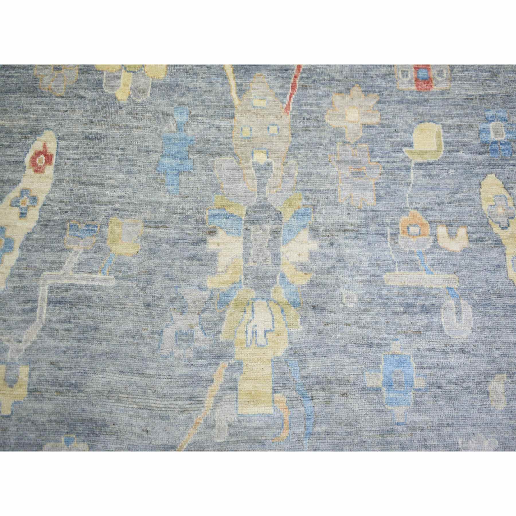 Oushak-And-Peshawar-Hand-Knotted-Rug-365120