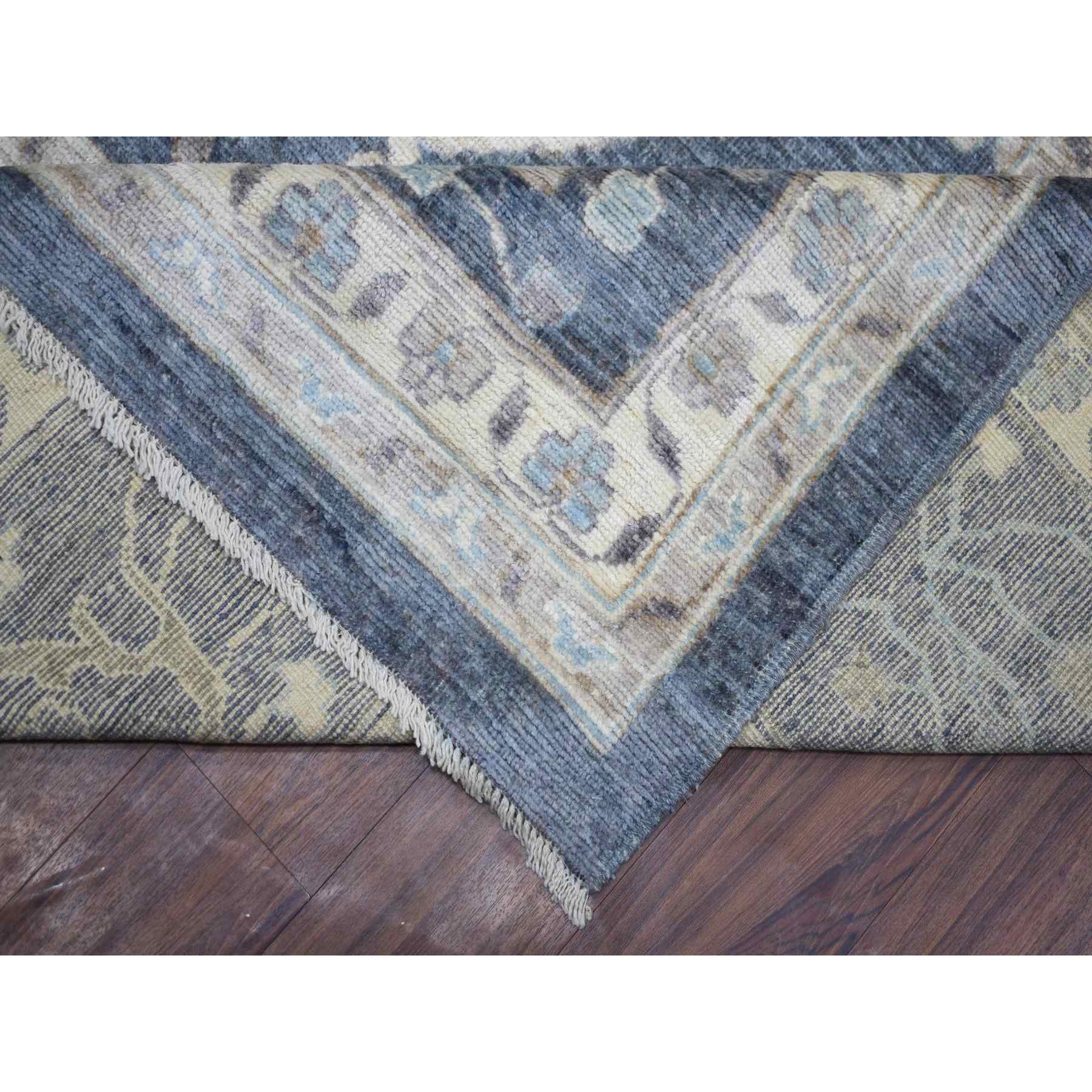 Oushak-And-Peshawar-Hand-Knotted-Rug-365135