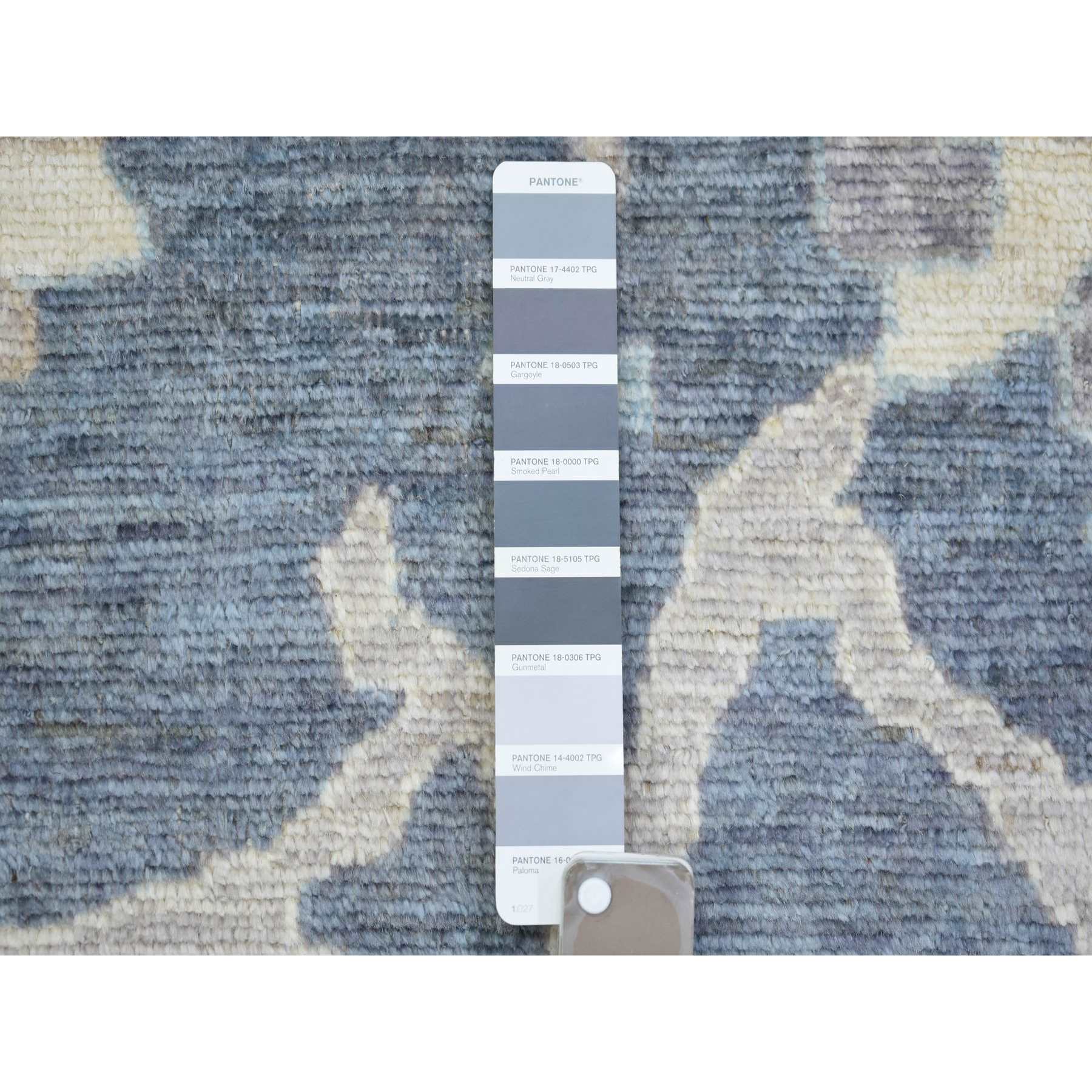 Oushak-And-Peshawar-Hand-Knotted-Rug-365135