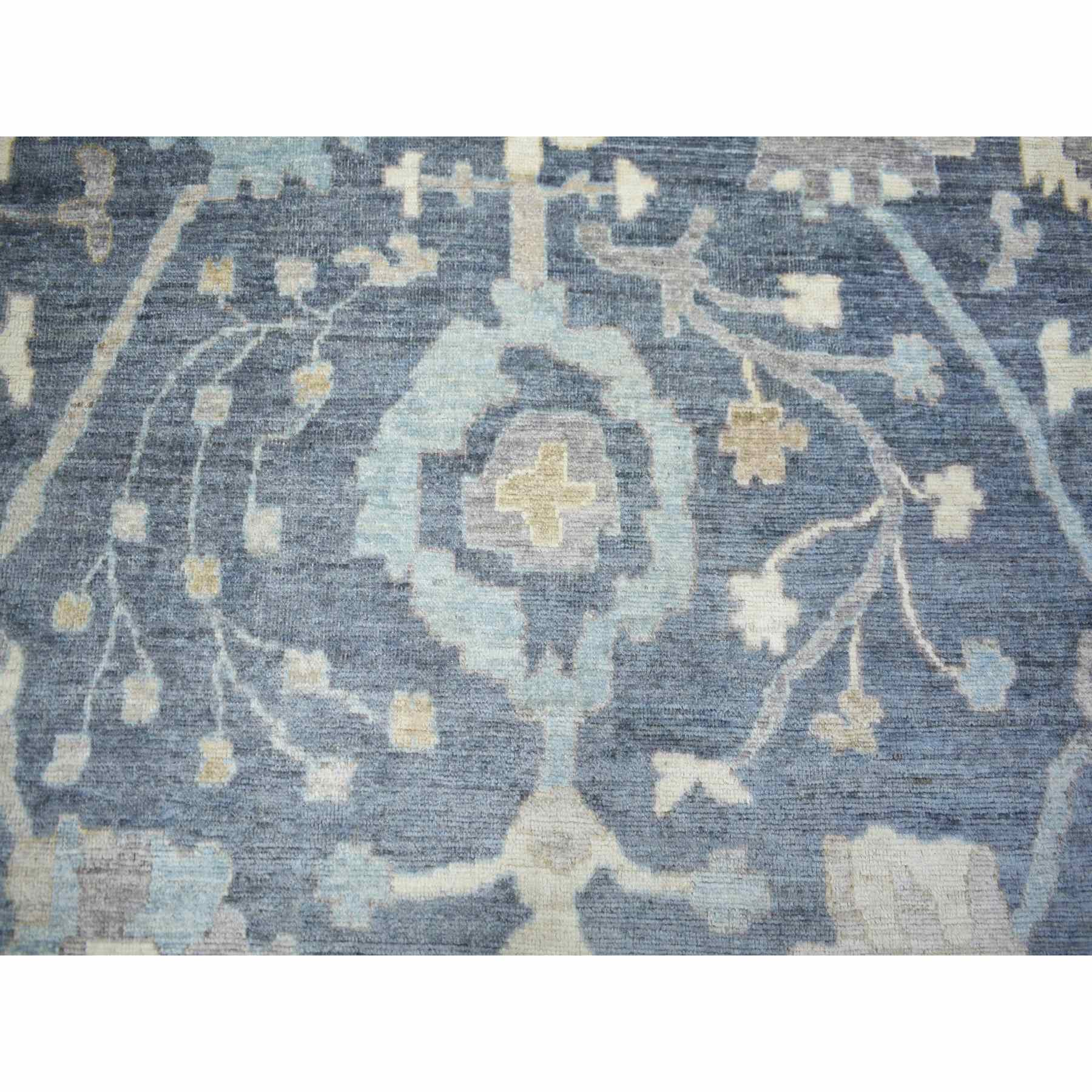 Oushak-And-Peshawar-Hand-Knotted-Rug-365135