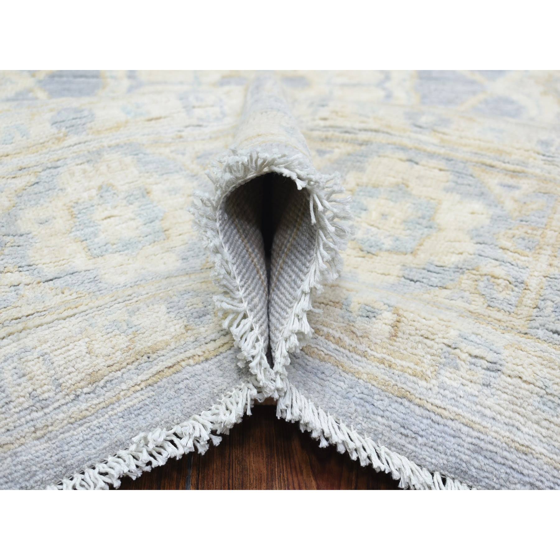 Oushak-And-Peshawar-Hand-Knotted-Rug-365175