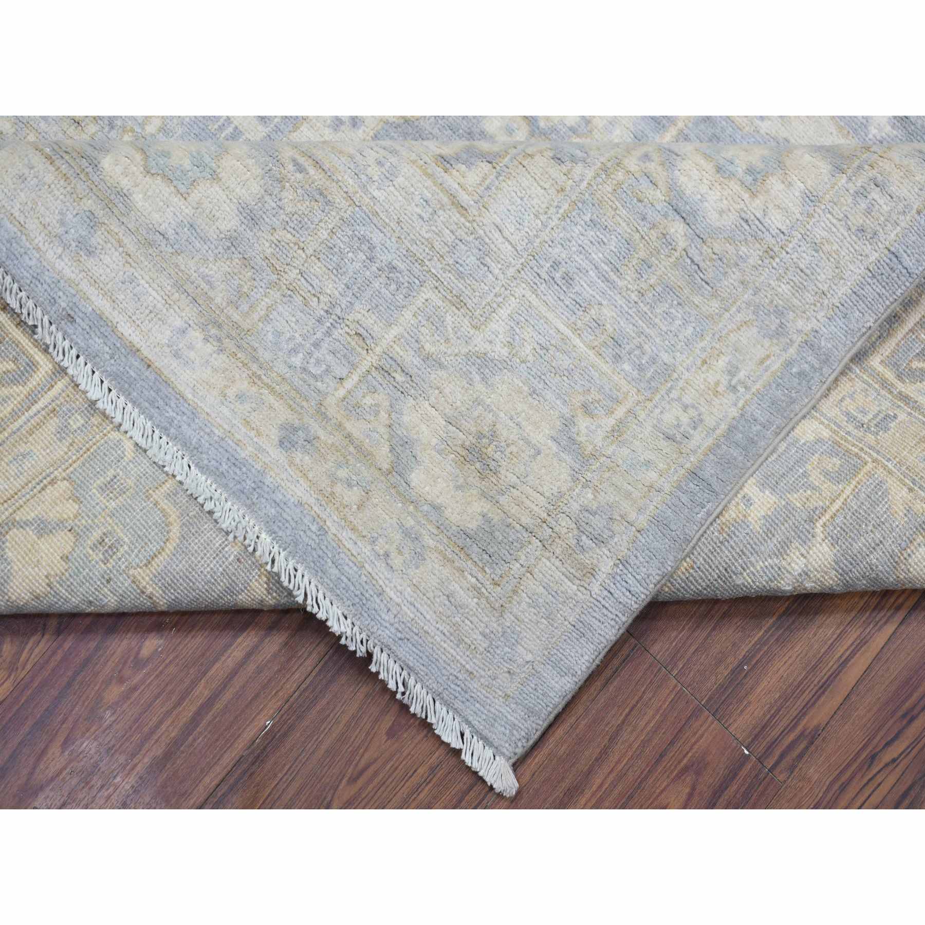 Oushak-And-Peshawar-Hand-Knotted-Rug-365175