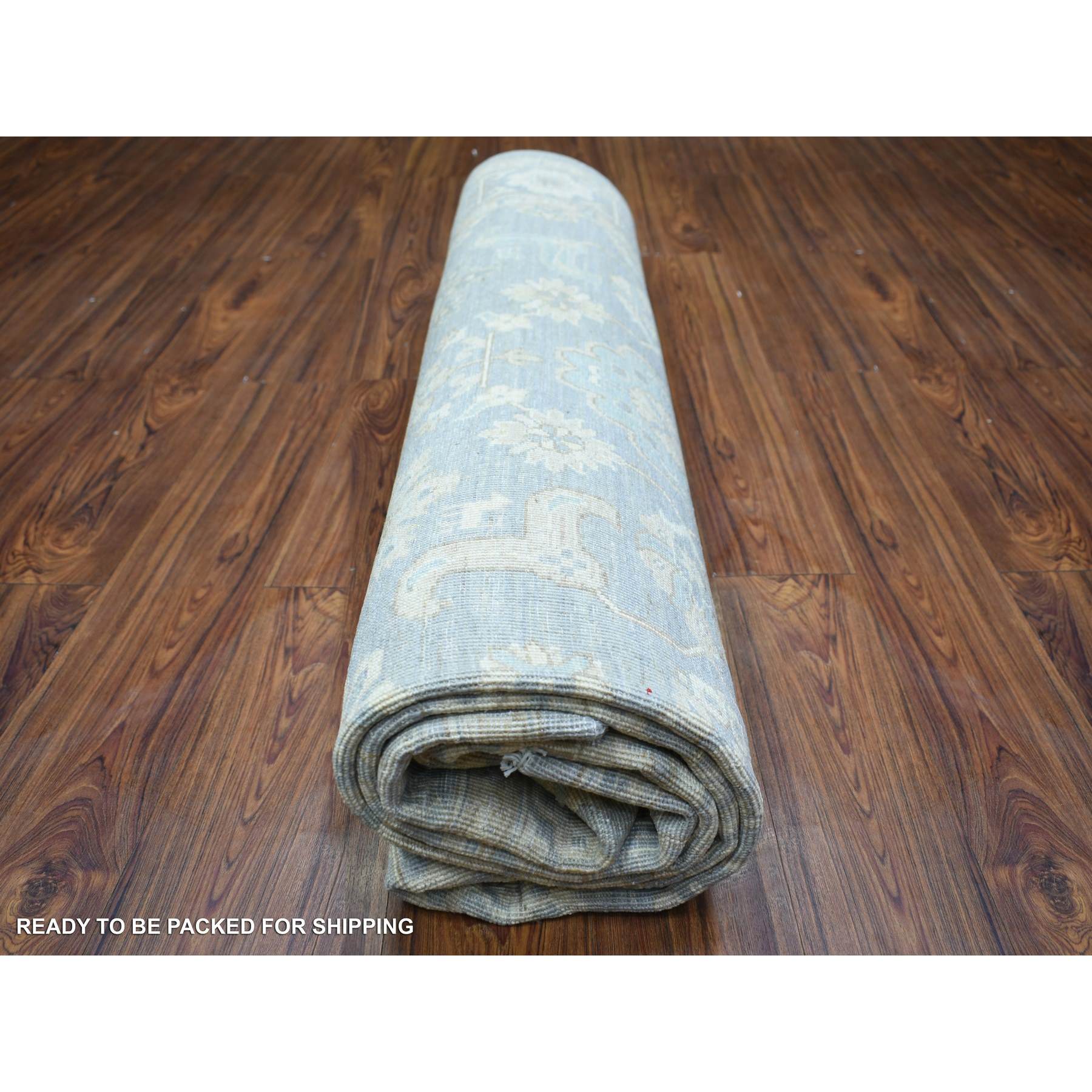 Oushak-And-Peshawar-Hand-Knotted-Rug-365175