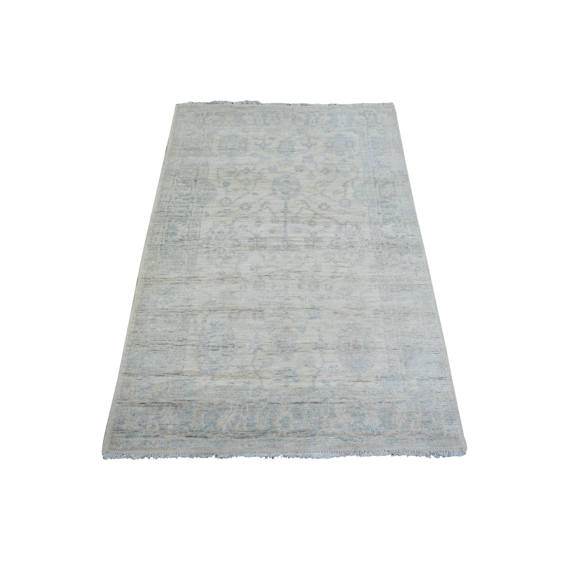 Oushak-And-Peshawar-Hand-Knotted-Rug-365205