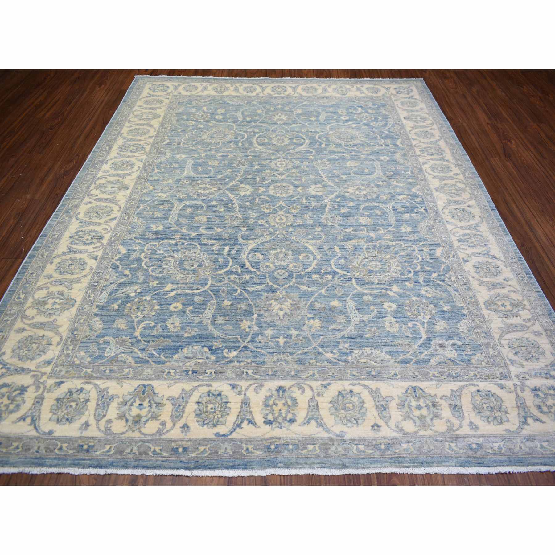Oushak-And-Peshawar-Hand-Knotted-Rug-365255
