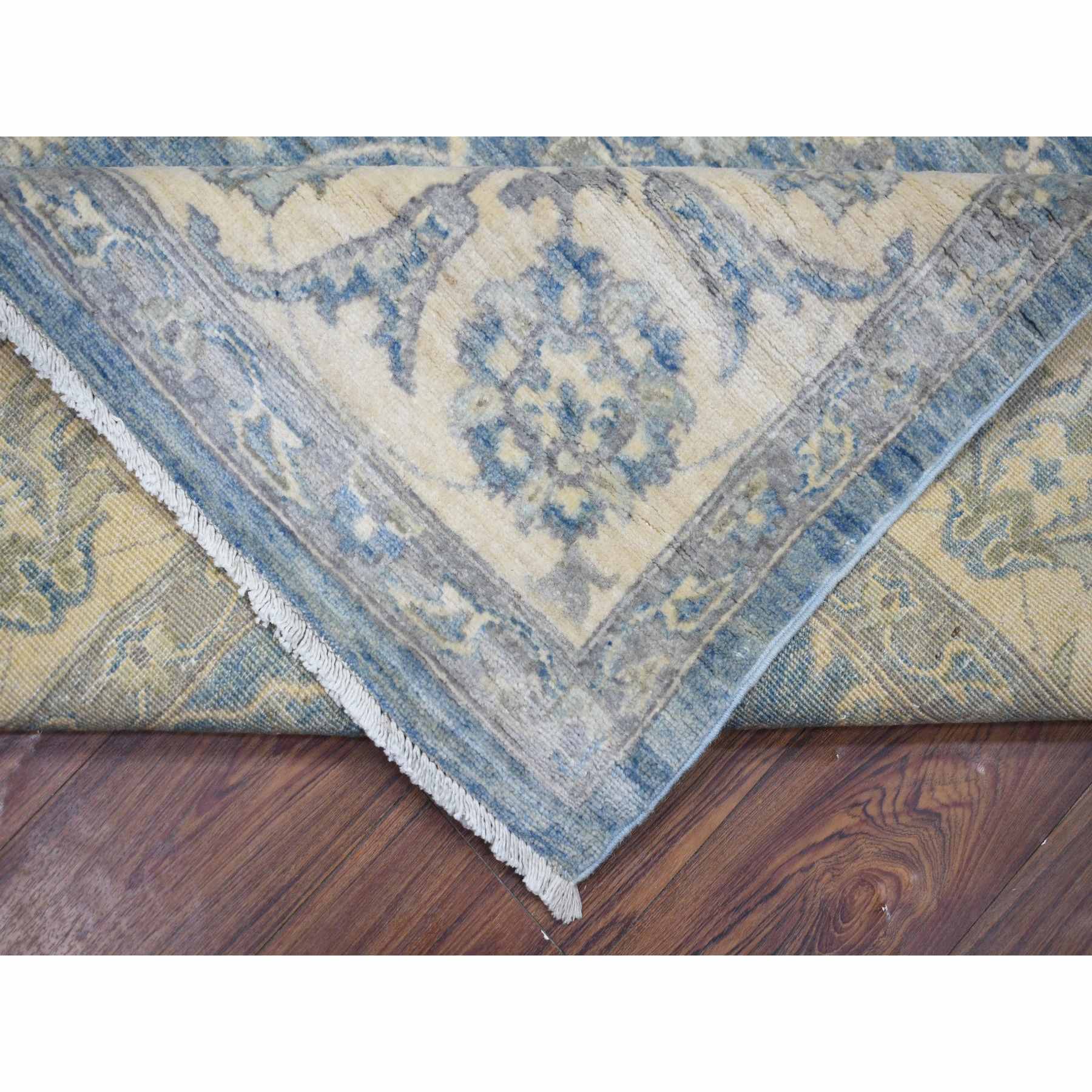Oushak-And-Peshawar-Hand-Knotted-Rug-365255