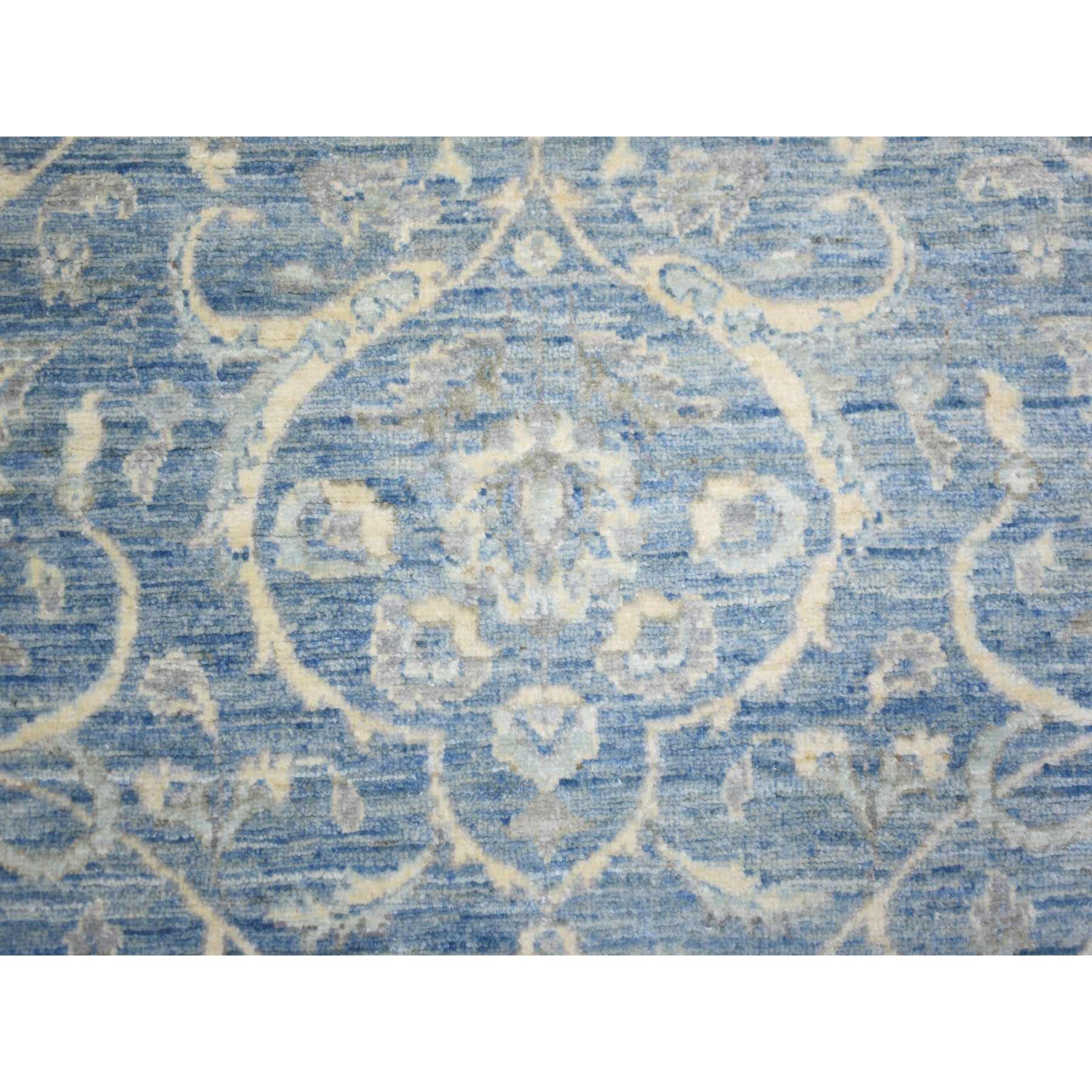 Oushak-And-Peshawar-Hand-Knotted-Rug-365255