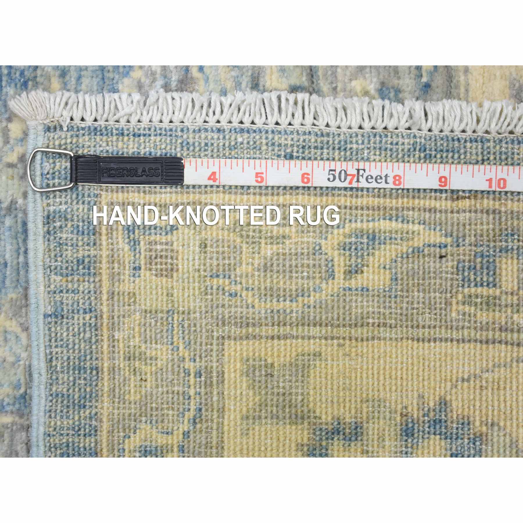 Oushak-And-Peshawar-Hand-Knotted-Rug-365255