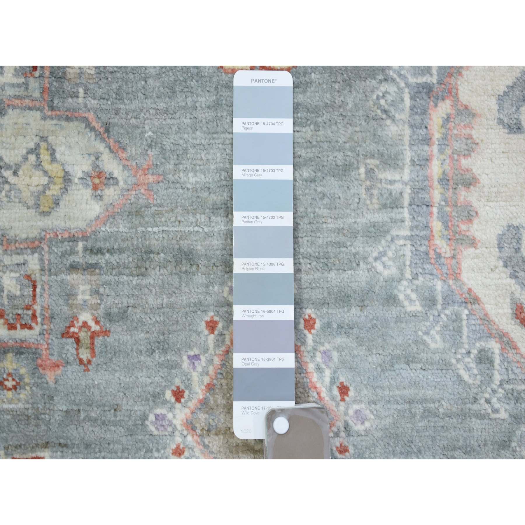 Oushak-And-Peshawar-Hand-Knotted-Rug-365285
