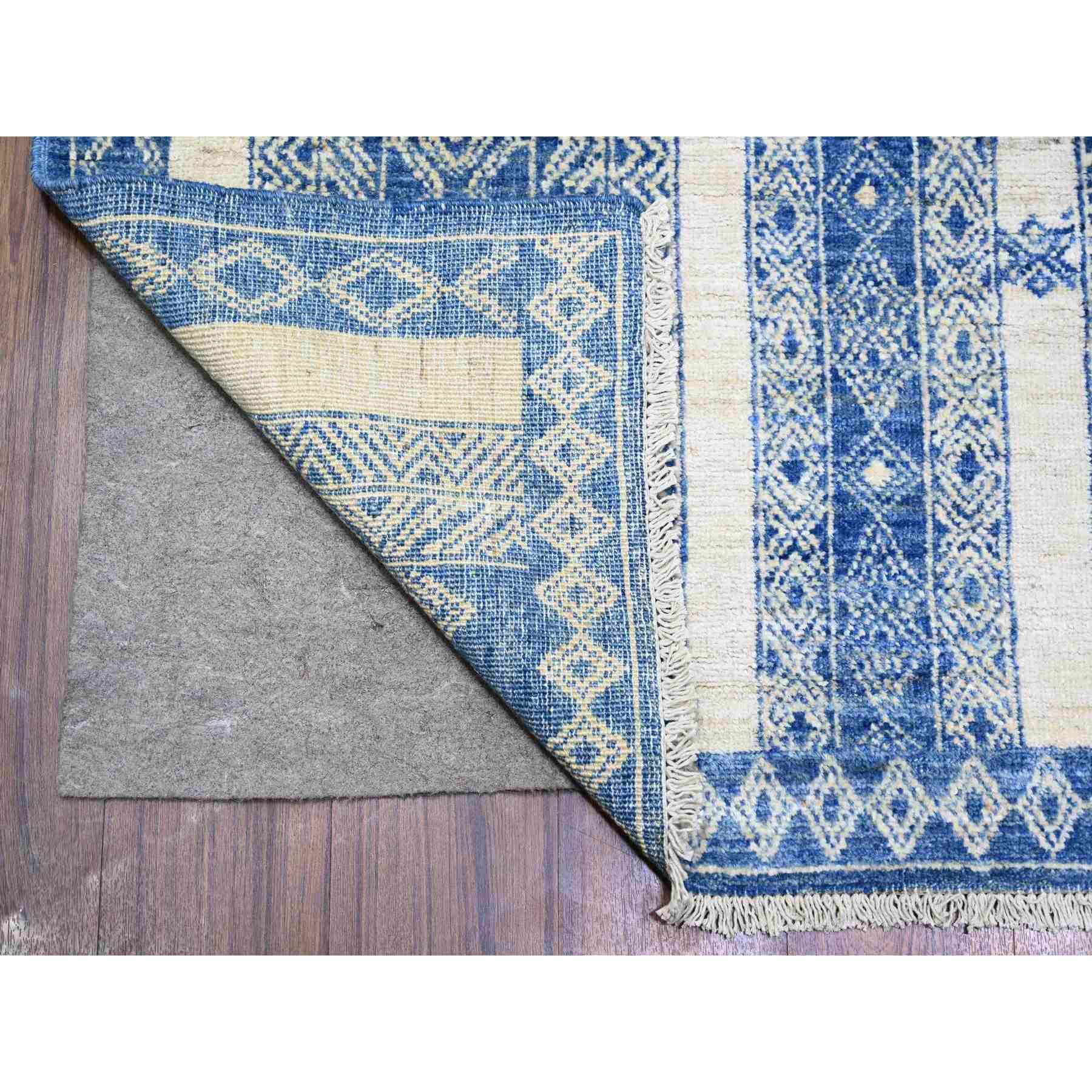 Oushak-And-Peshawar-Hand-Knotted-Rug-365525