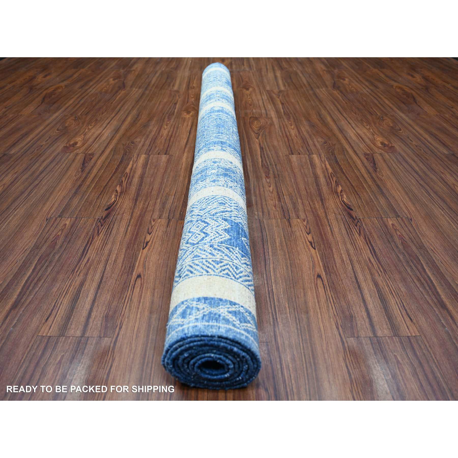 Oushak-And-Peshawar-Hand-Knotted-Rug-365525