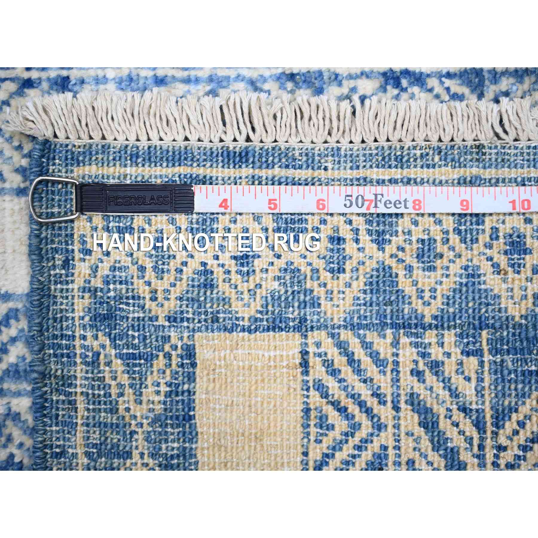 Oushak-And-Peshawar-Hand-Knotted-Rug-365525