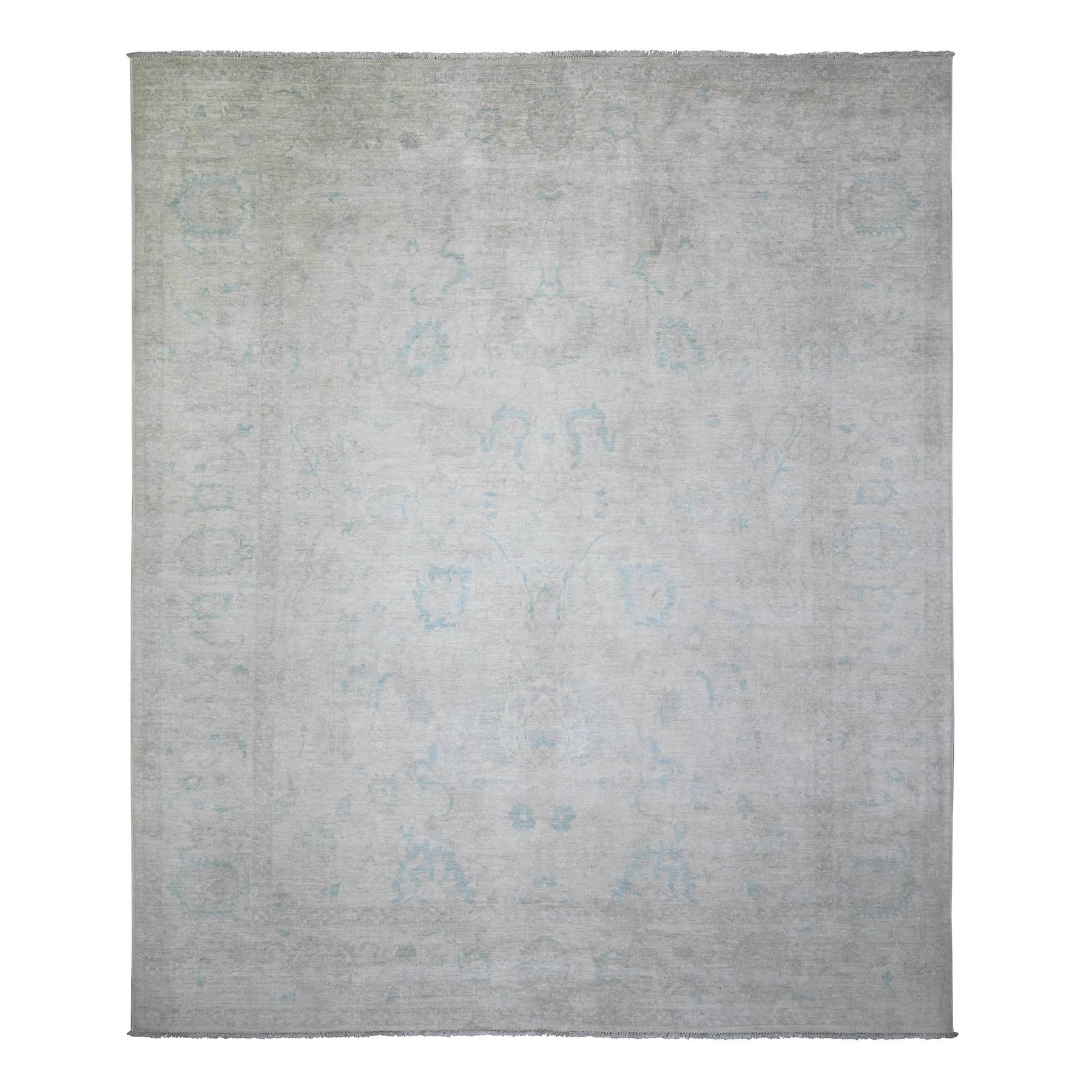 Oushak-And-Peshawar-Hand-Knotted-Rug-365550