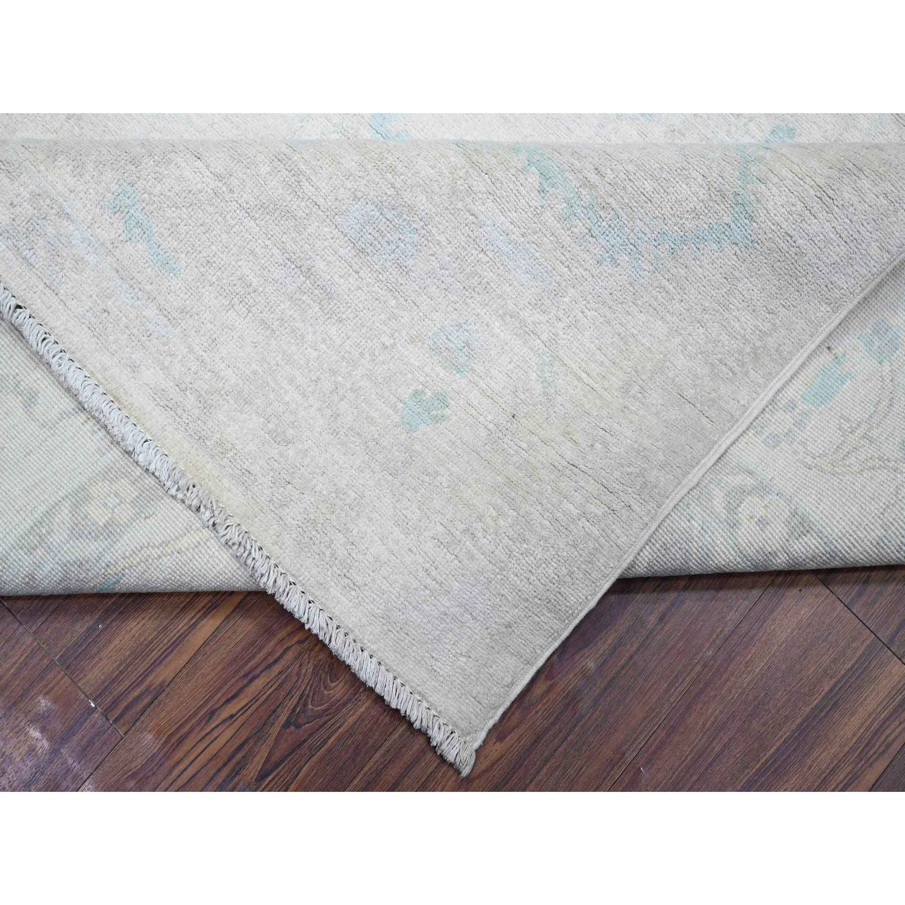 Oushak-And-Peshawar-Hand-Knotted-Rug-365550