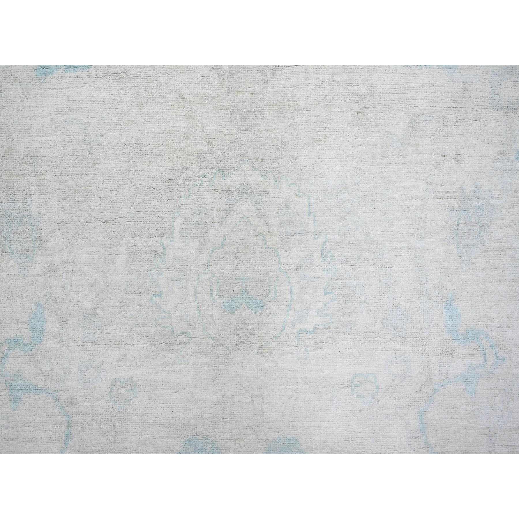 Oushak-And-Peshawar-Hand-Knotted-Rug-365550
