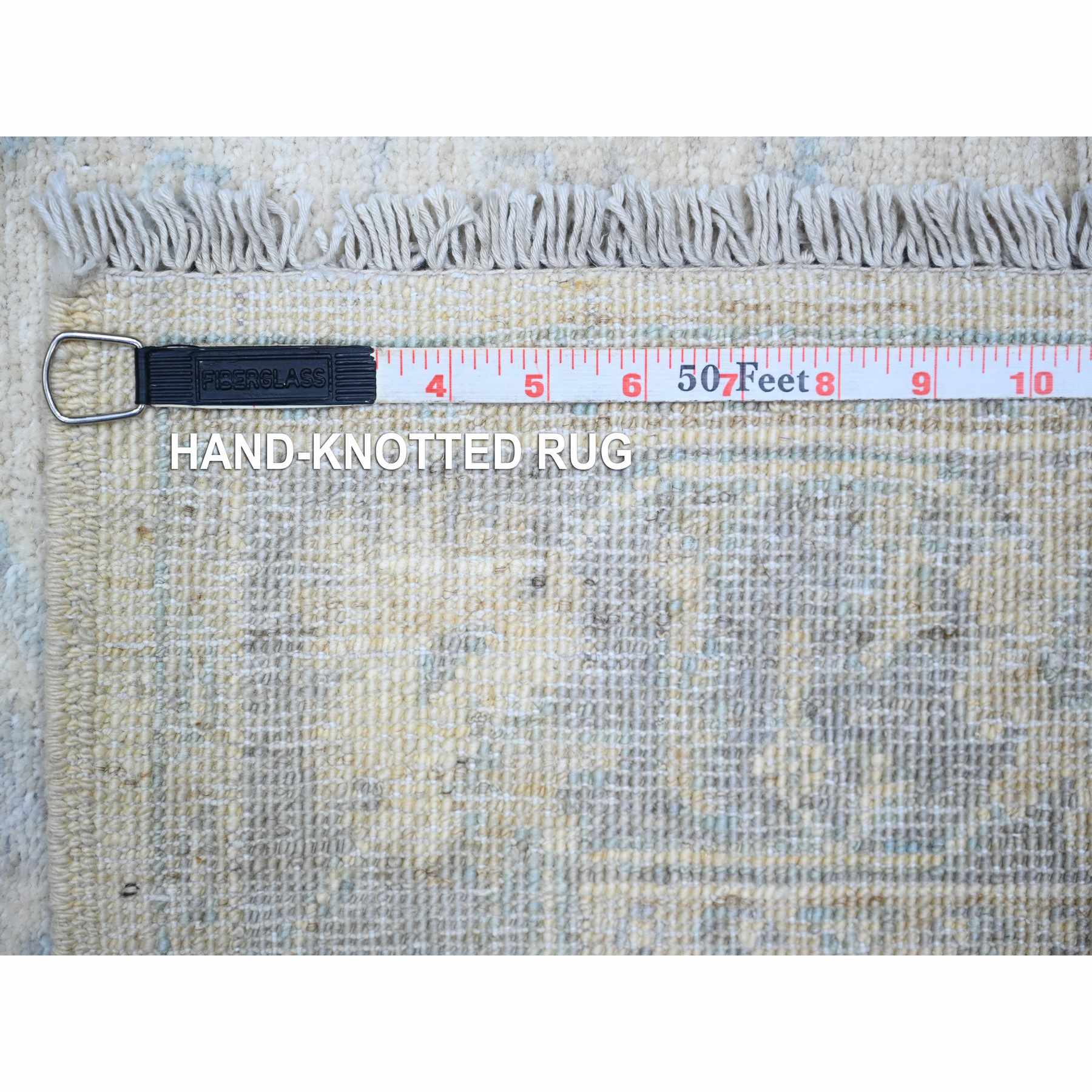 Oushak-And-Peshawar-Hand-Knotted-Rug-365570
