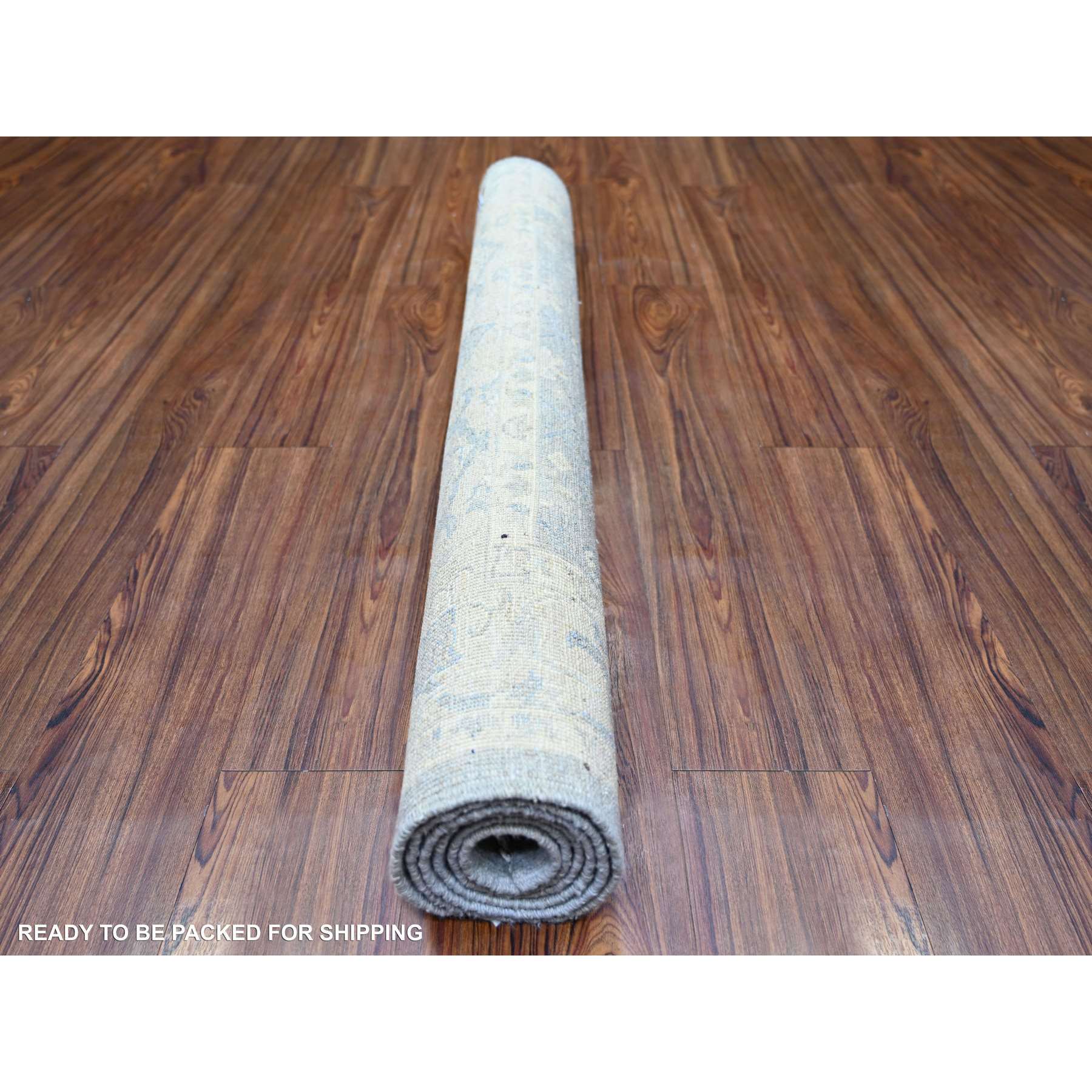 Oushak-And-Peshawar-Hand-Knotted-Rug-365575