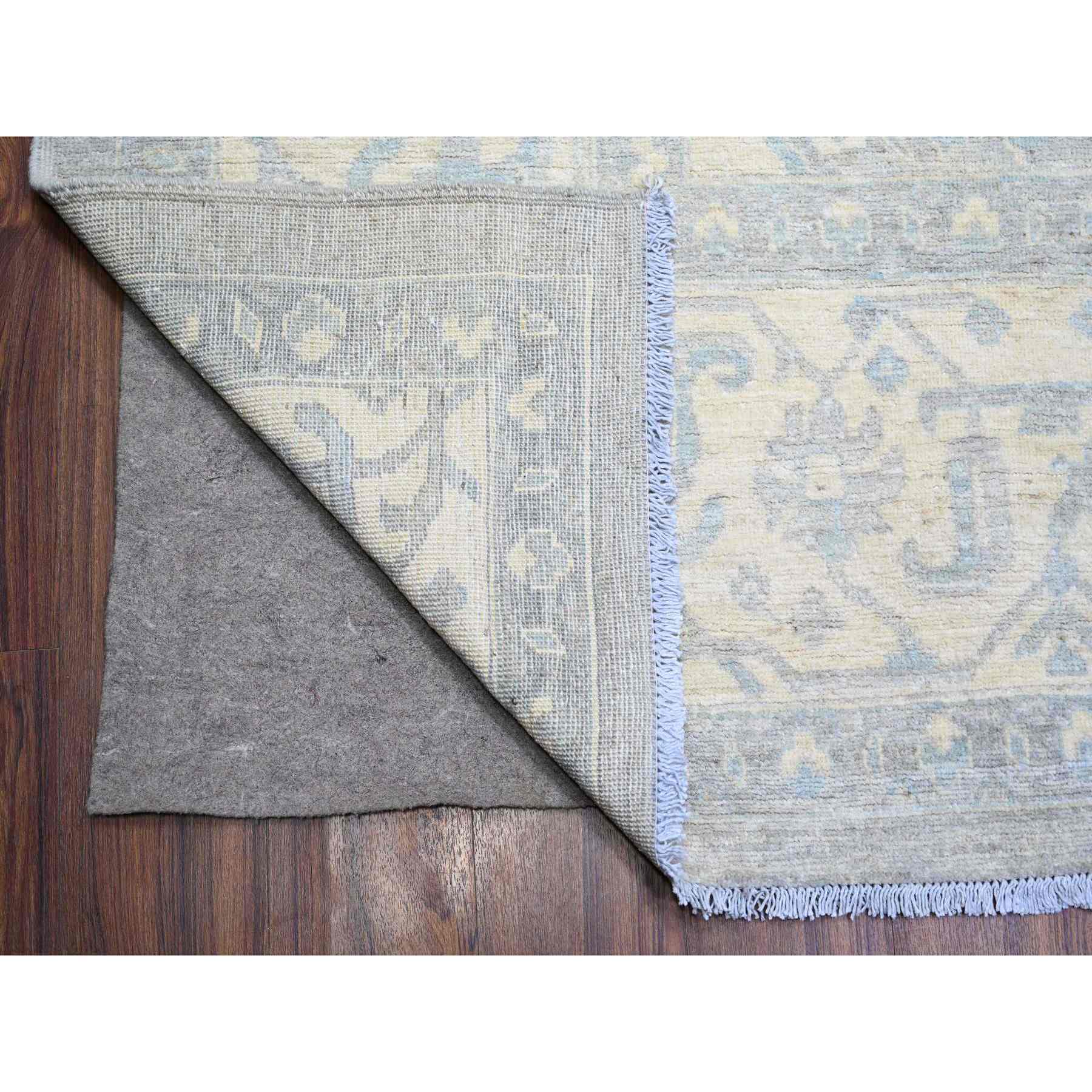 Oushak-And-Peshawar-Hand-Knotted-Rug-365640
