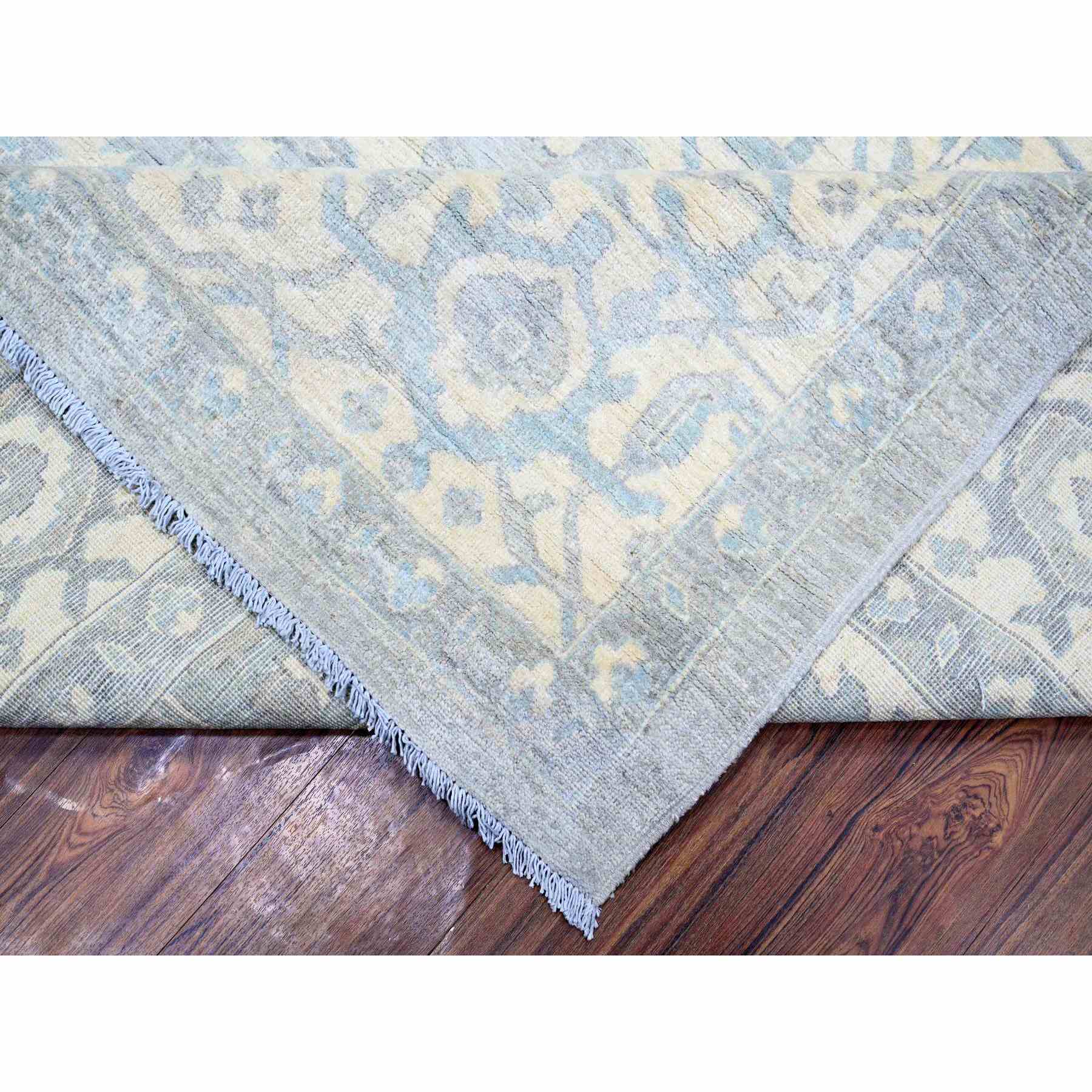 Oushak-And-Peshawar-Hand-Knotted-Rug-365640