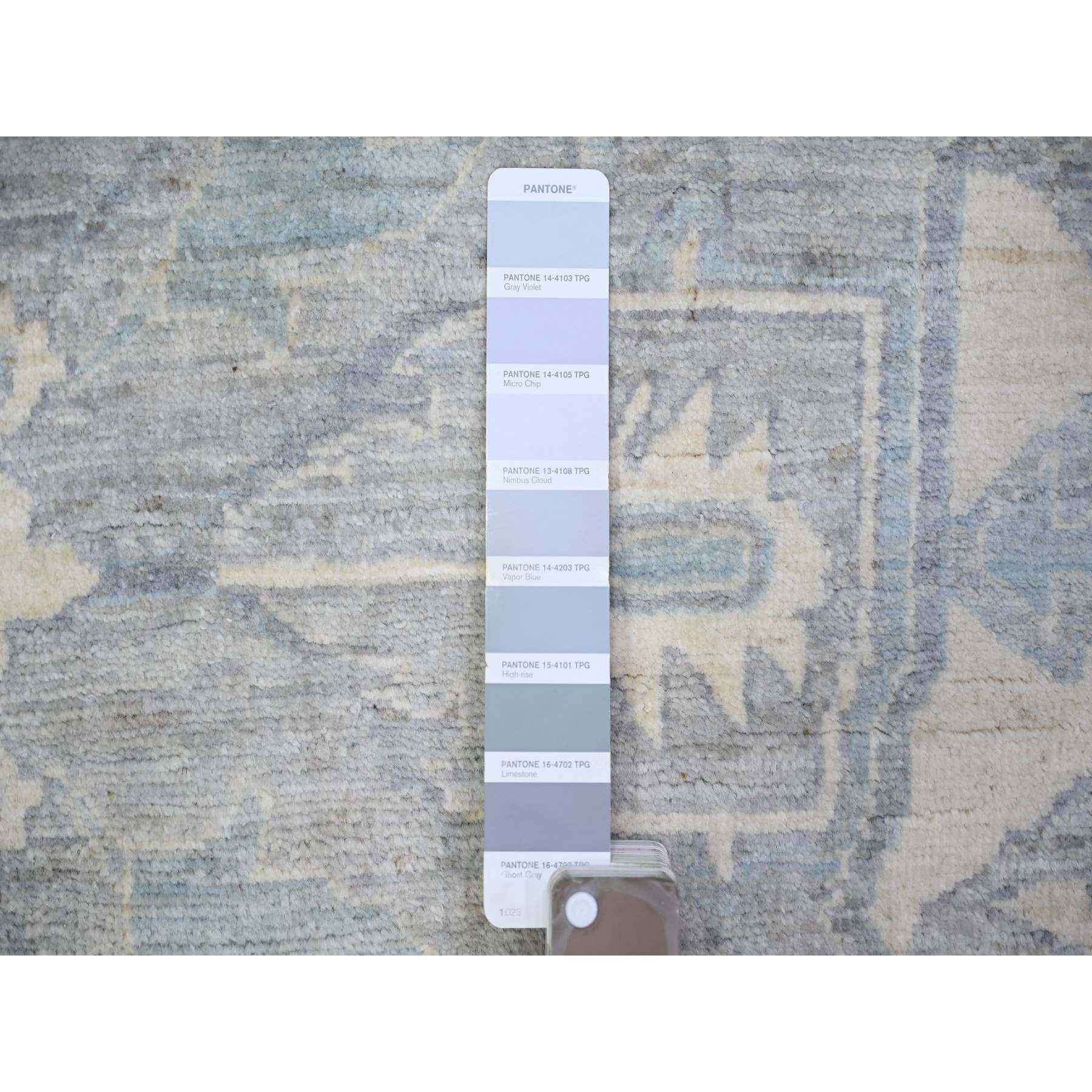 Oushak-And-Peshawar-Hand-Knotted-Rug-365640