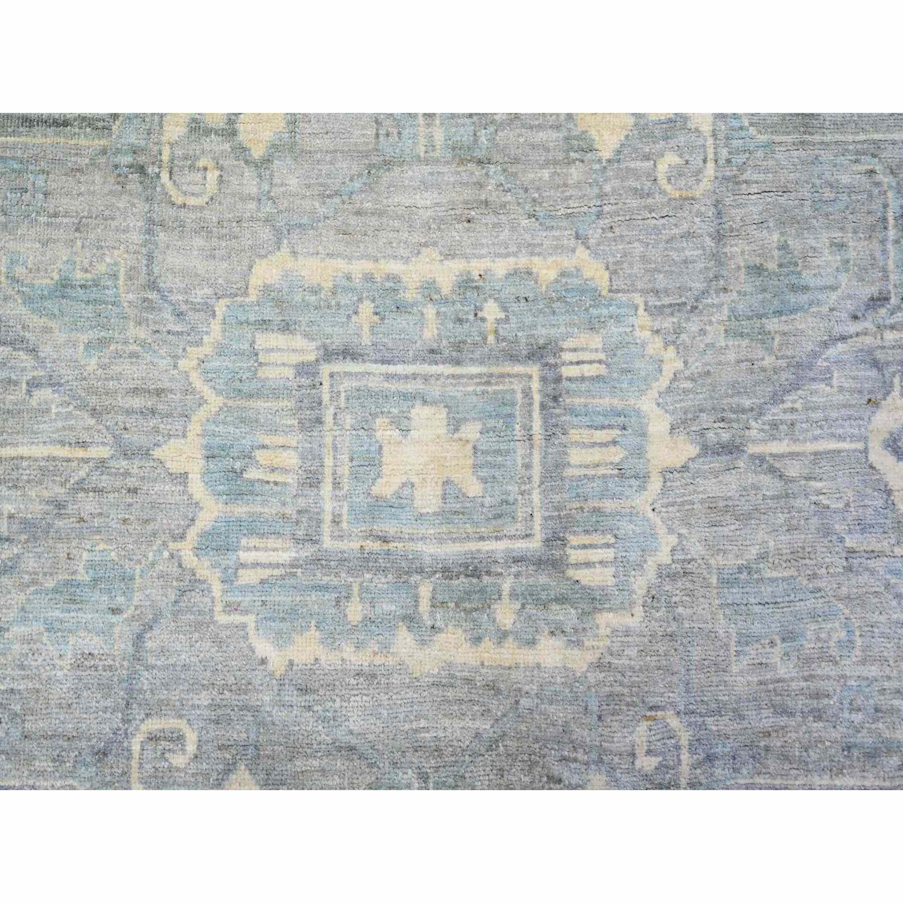 Oushak-And-Peshawar-Hand-Knotted-Rug-365640