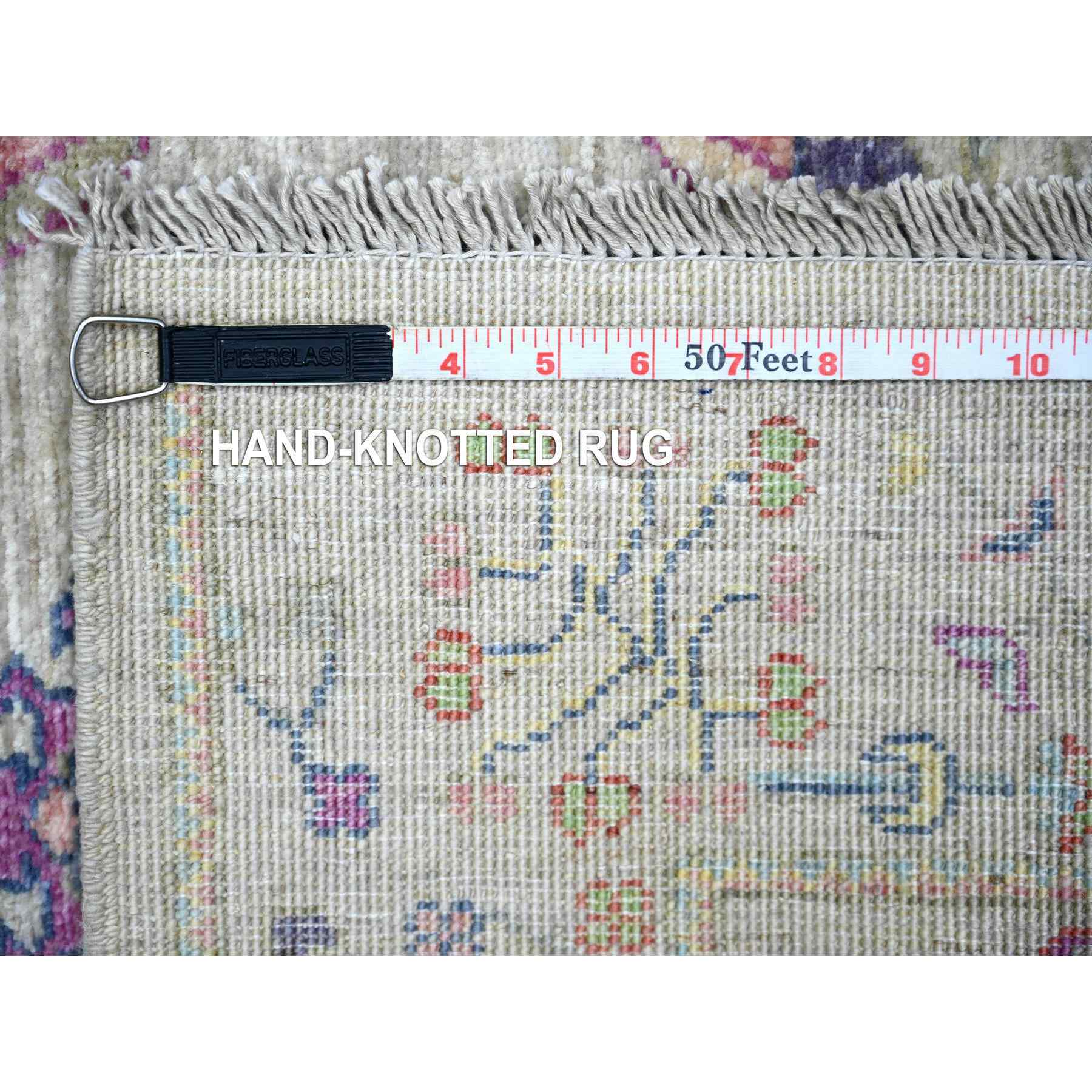 Oushak-And-Peshawar-Hand-Knotted-Rug-365655