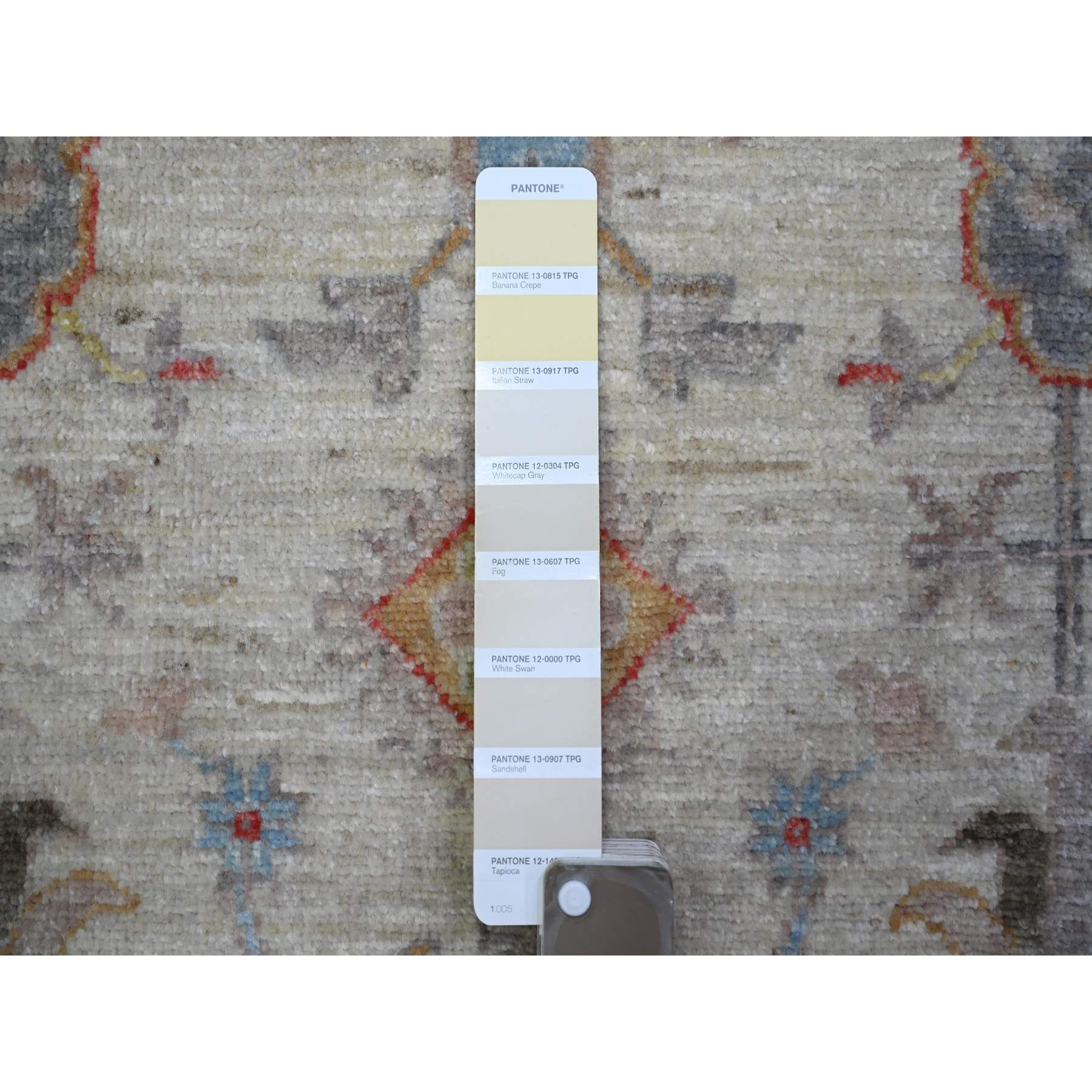 Oushak-And-Peshawar-Hand-Knotted-Rug-365715