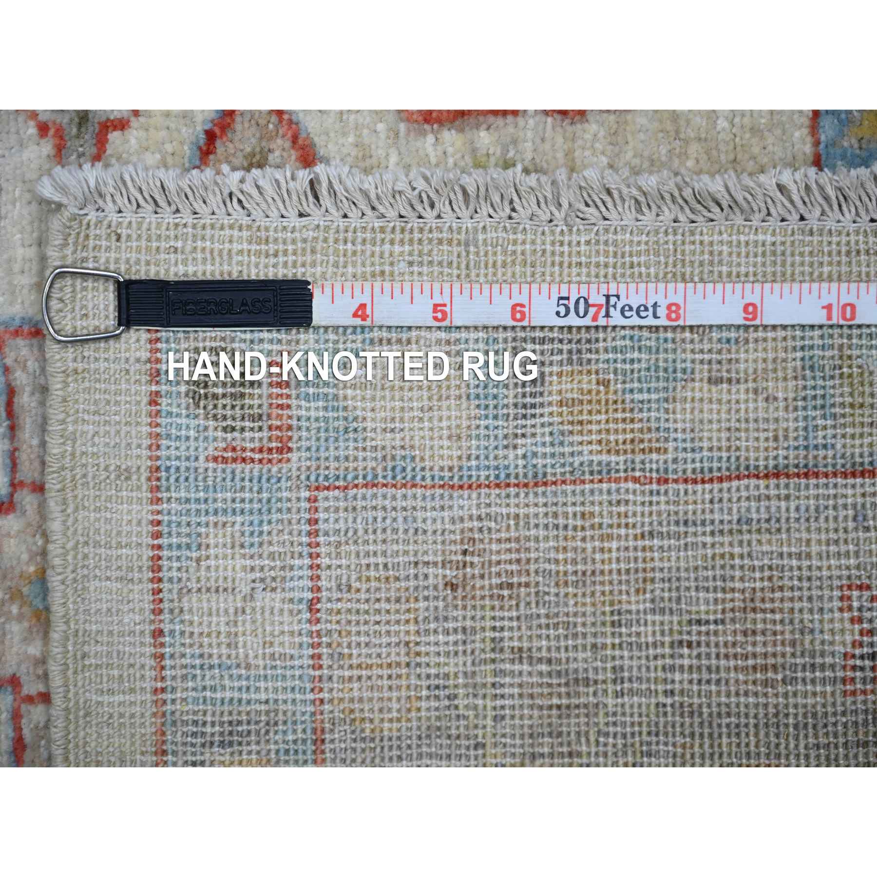 Oushak-And-Peshawar-Hand-Knotted-Rug-365715