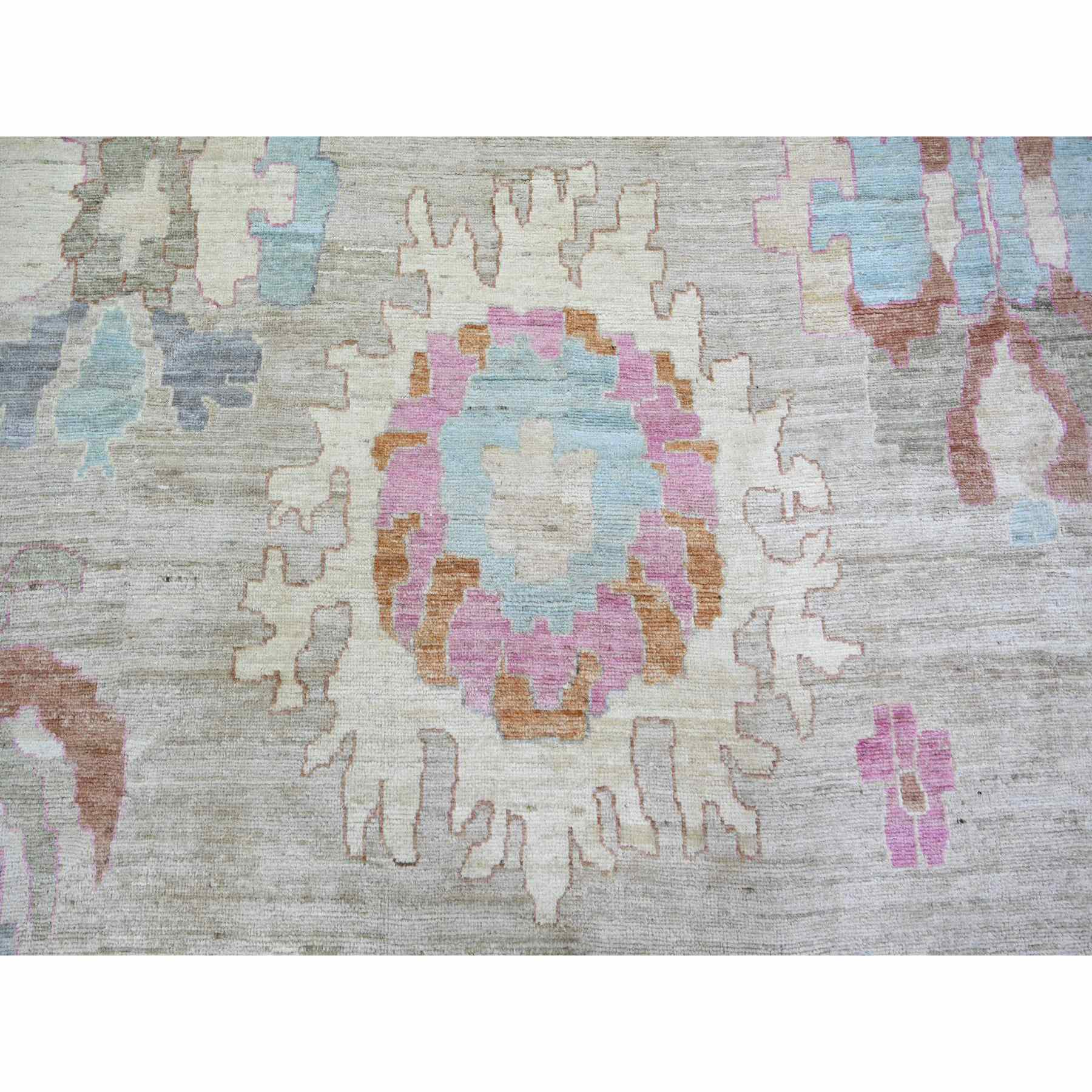 Oushak-And-Peshawar-Hand-Knotted-Rug-365735